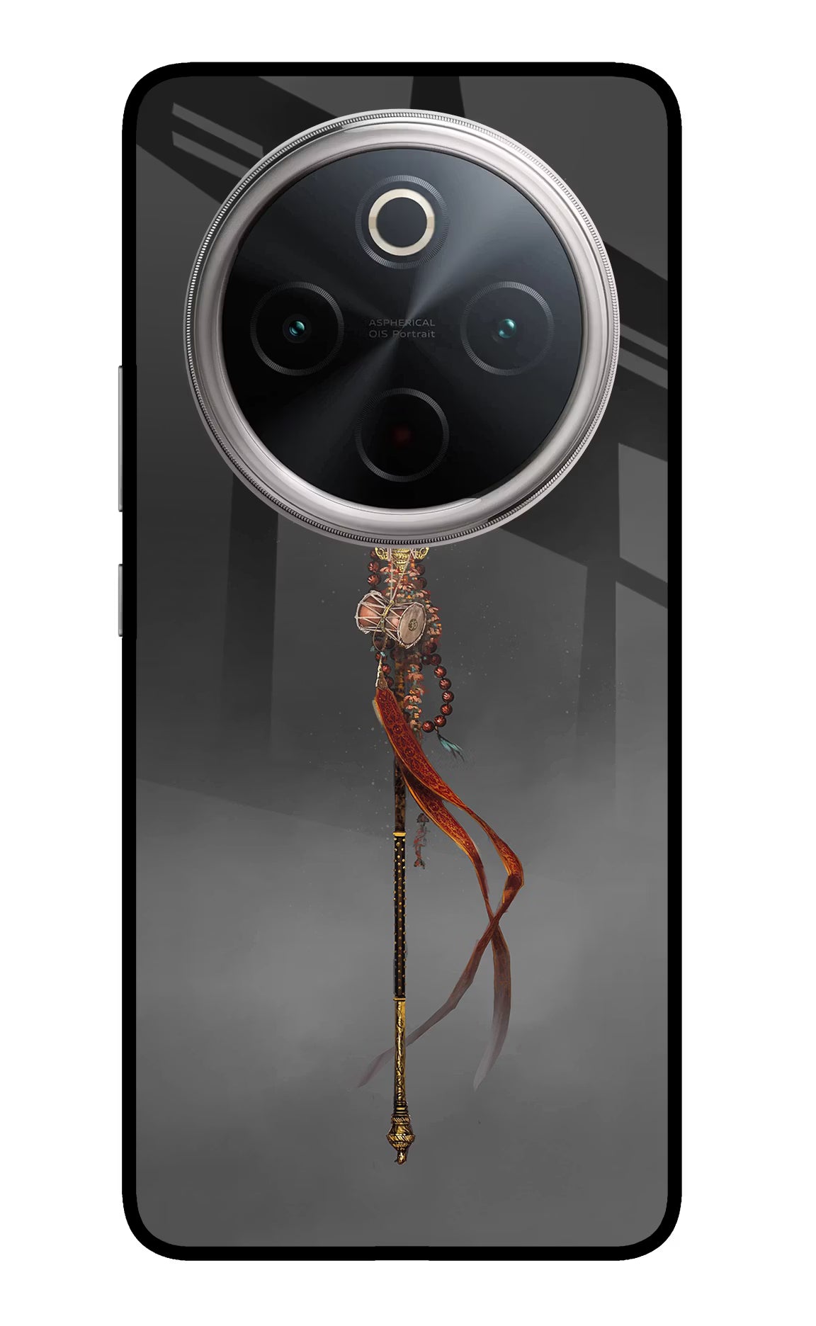 Shiv Trishul Vivo T4 5G Back Cover - Shiv Trishul Vivo T4 5G Glass Case Back Cover by Casekaro Shiv Trishul Vivo T4 5G Glass Case Back Cover by Casekaro