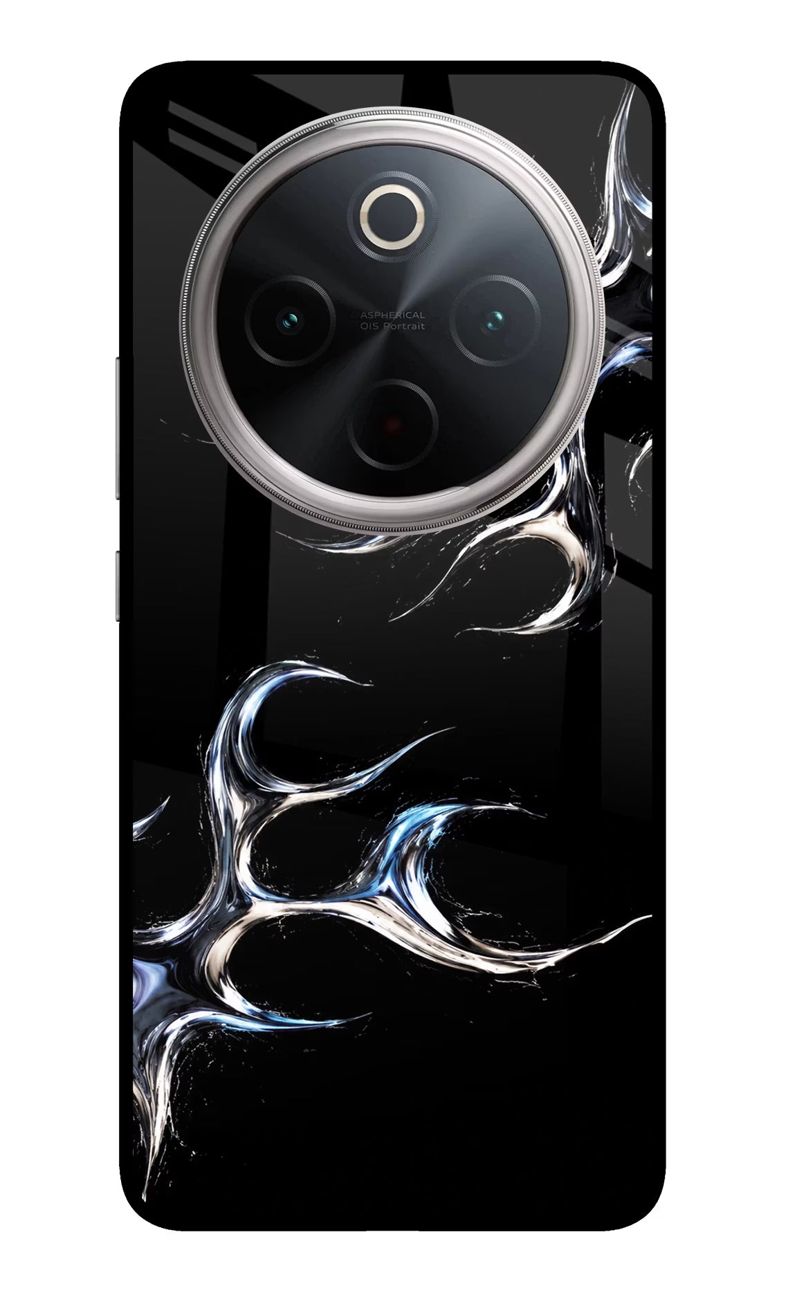 Chrome Tribal Vivo T4 5G Glass Case - Chrome Tribal Vivo T4 5G Glass Case Chrome Tribal Vivo T4 5G Glass Case
