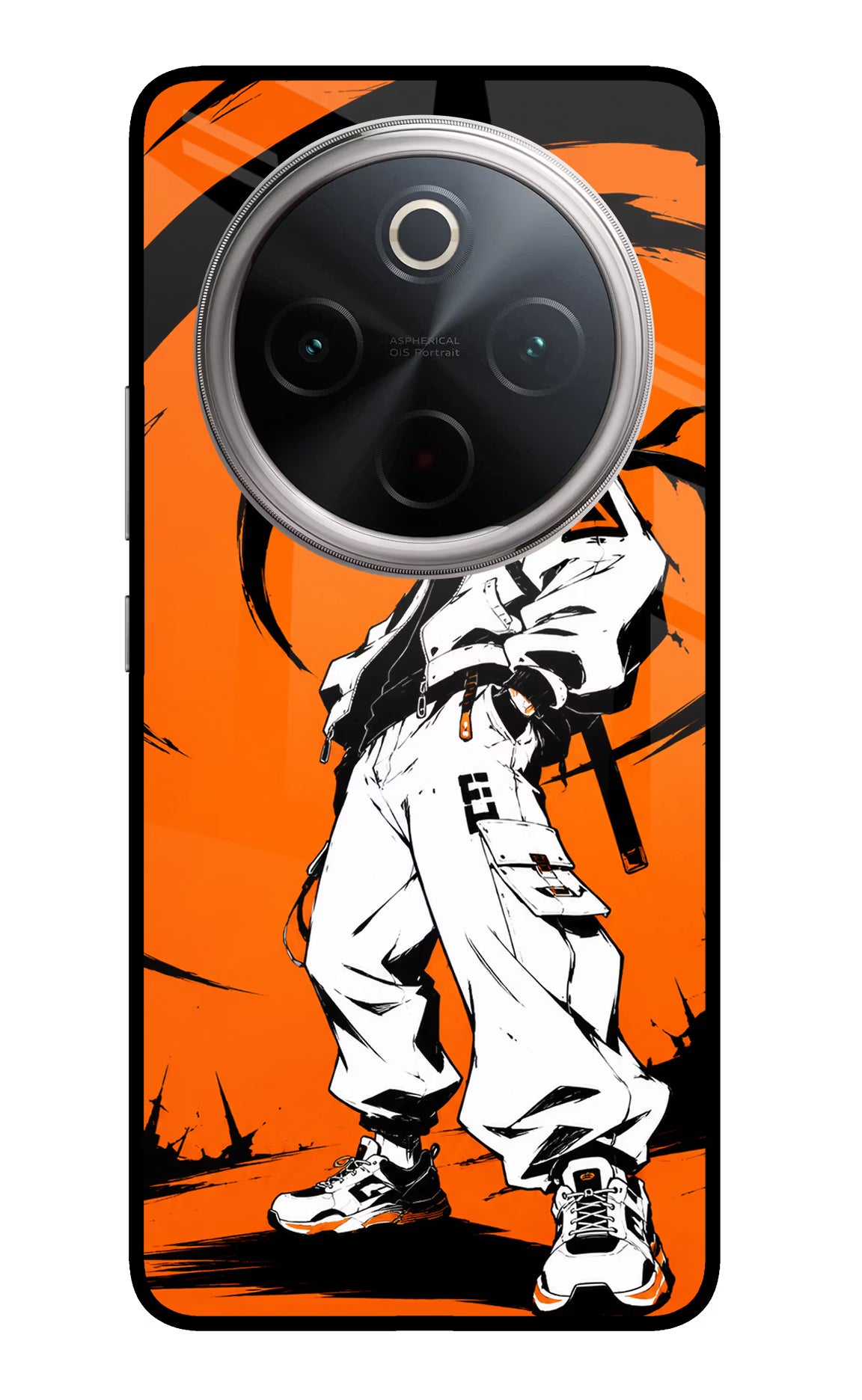 Street Samurai Vivo T4 5G Glass Case - Street Samurai Vivo T4 5G Glass Case Street Samurai Vivo T4 5G Glass Case