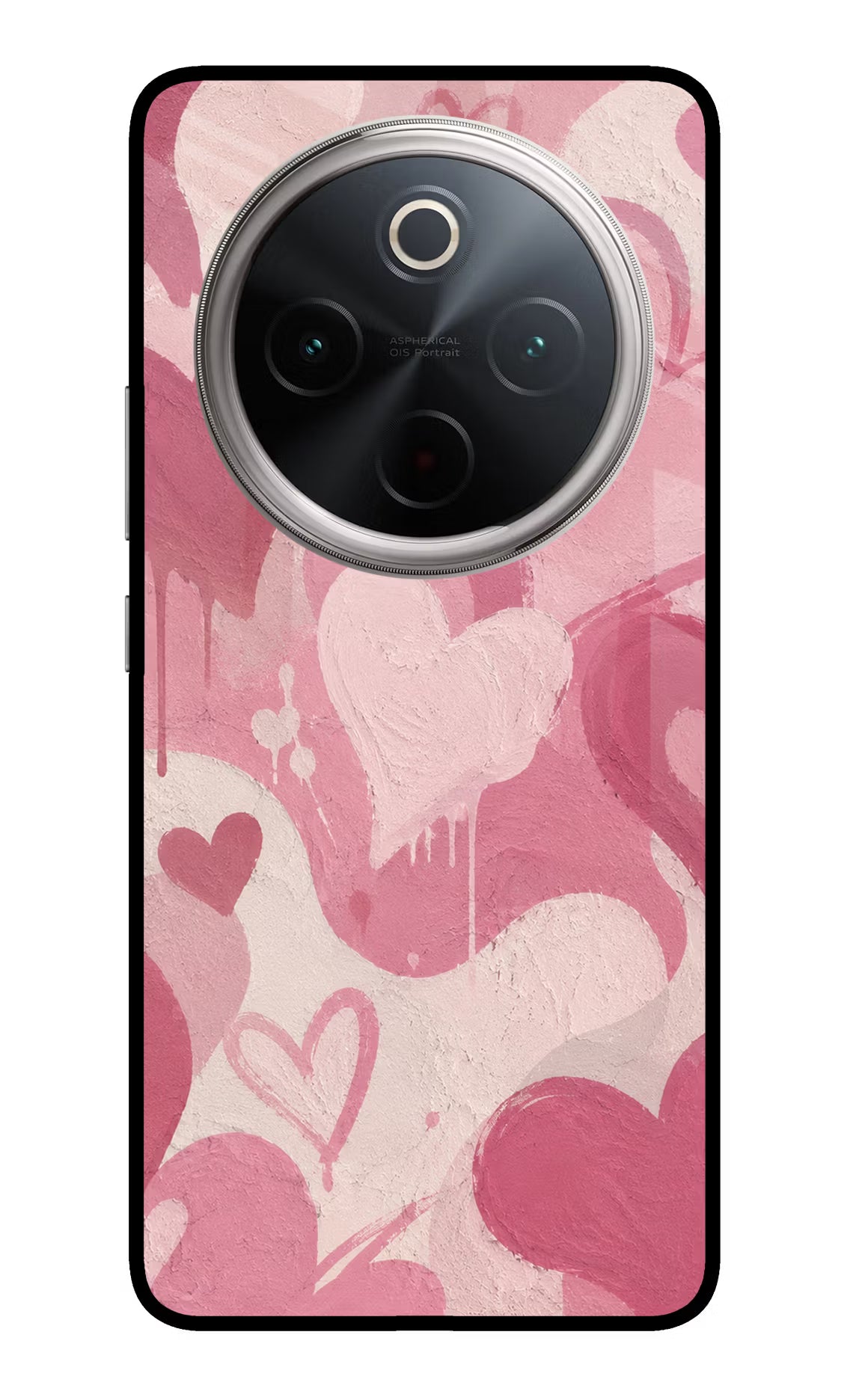 Hearty case Vivo T4 5G Back Cover - Hearty case Vivo T4 5G Glass Case Back Cover by Casekaro Hearty case Vivo T4 5G Glass Case Back Cover by Casekaro