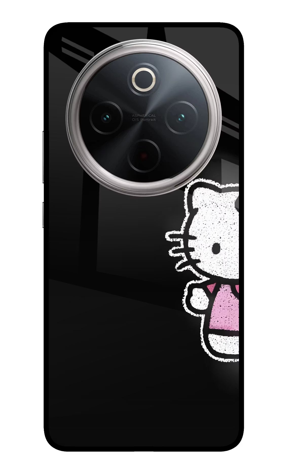 Kitty Charm Vivo T4 5G Glass Case - Kitty Charm Vivo T4 5G Glass Case Kitty Charm Vivo T4 5G Glass Case