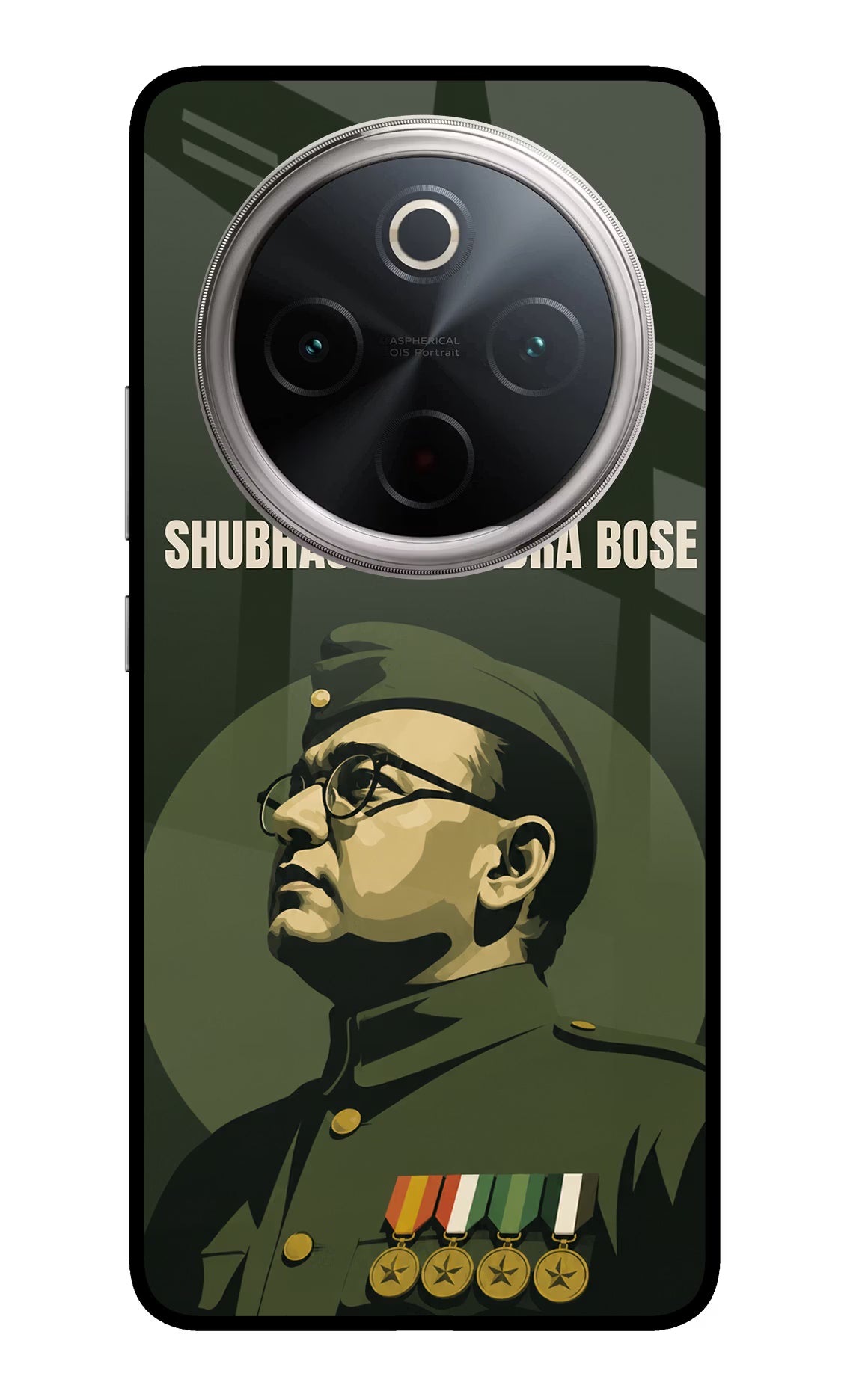 Netaji Legacy Vivo T4 5G Glass Case - Netaji Legacy Vivo T4 5G Glass Case Netaji Legacy Vivo T4 5G Glass Case