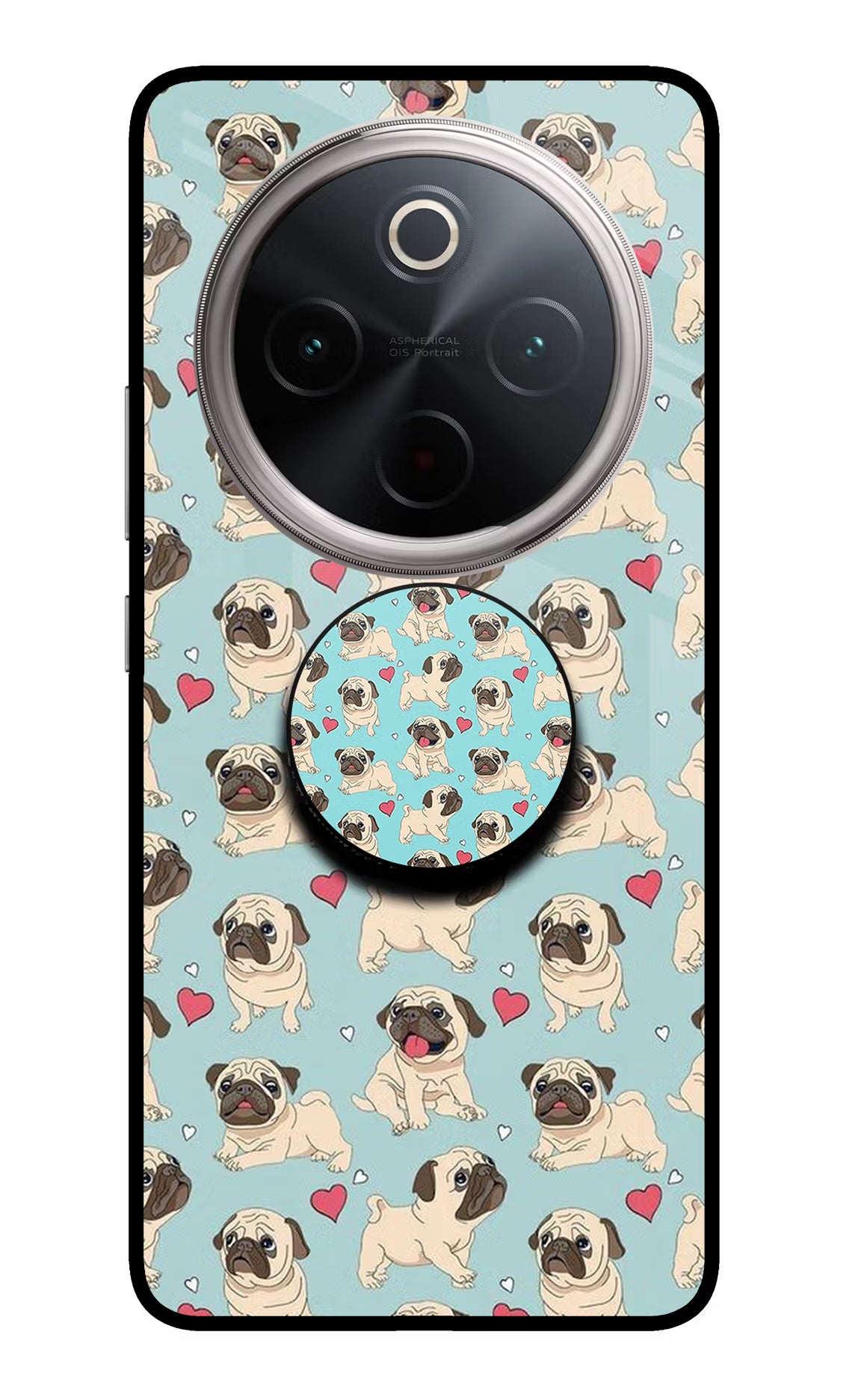 Pug Dog Vivo T4 5G Pop Case - Pug Dog Vivo T4 5G Pop Case by Casekaro Pug Dog Vivo T4 5G Pop Case by Casekaro