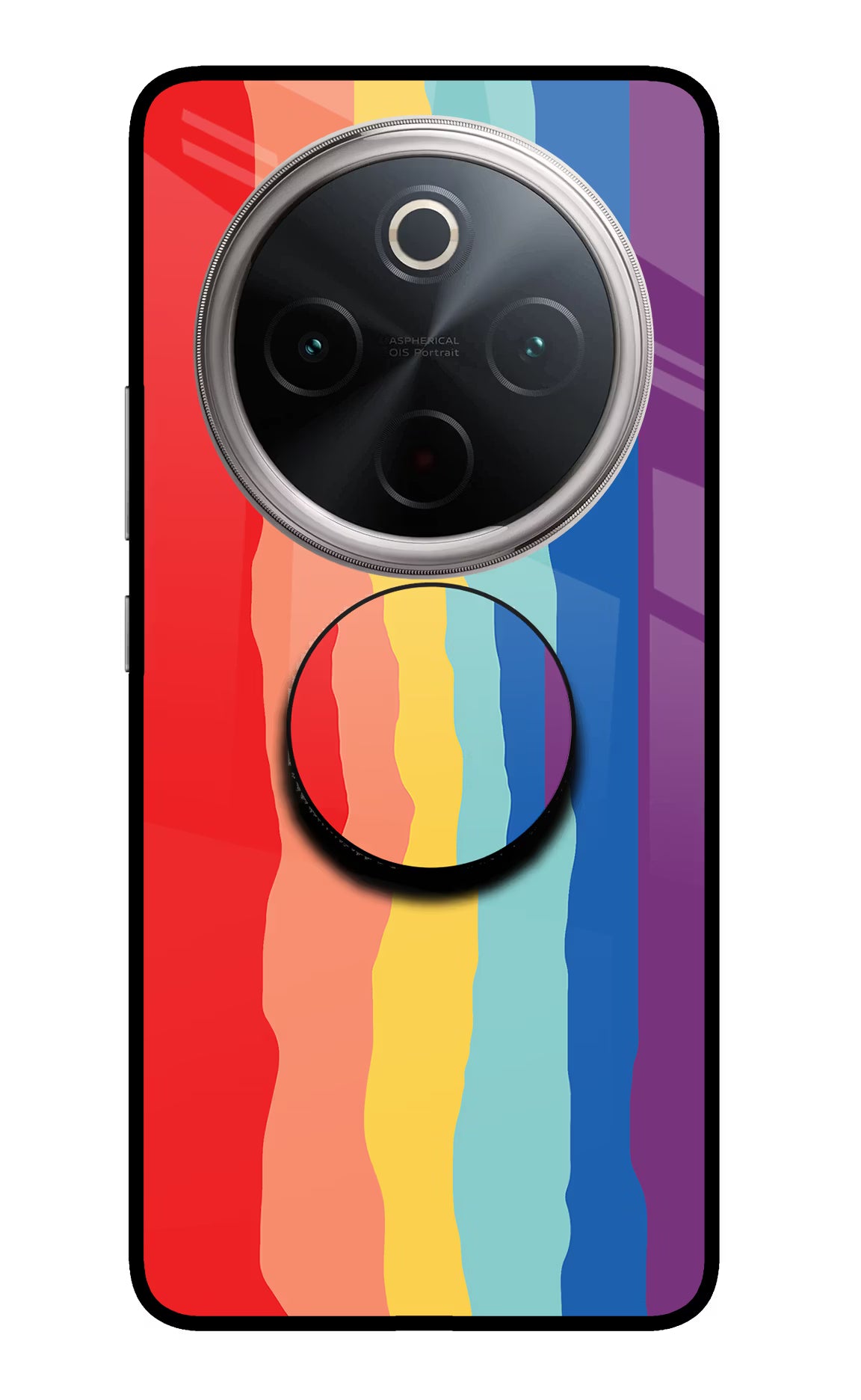 Rainbow Vivo T4 5G Pop Case - Rainbow Vivo T4 5G Pop Case by Casekaro Rainbow Vivo T4 5G Pop Case by Casekaro