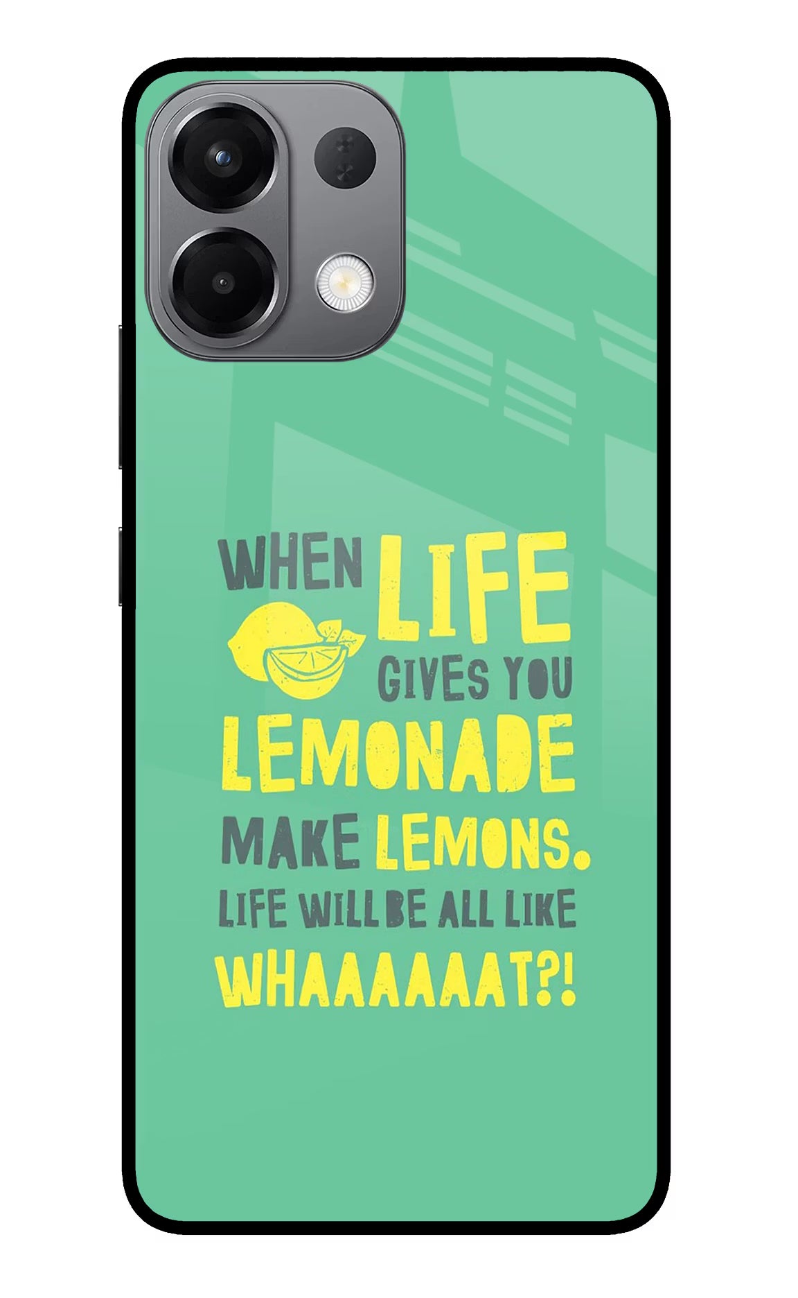 Quote Oppo K13 5G Back Cover - Quote Oppo K13 5G Glass Case Back Cover by Casekaro Quote Oppo K13 5G Glass Case Back Cover by Casekaro