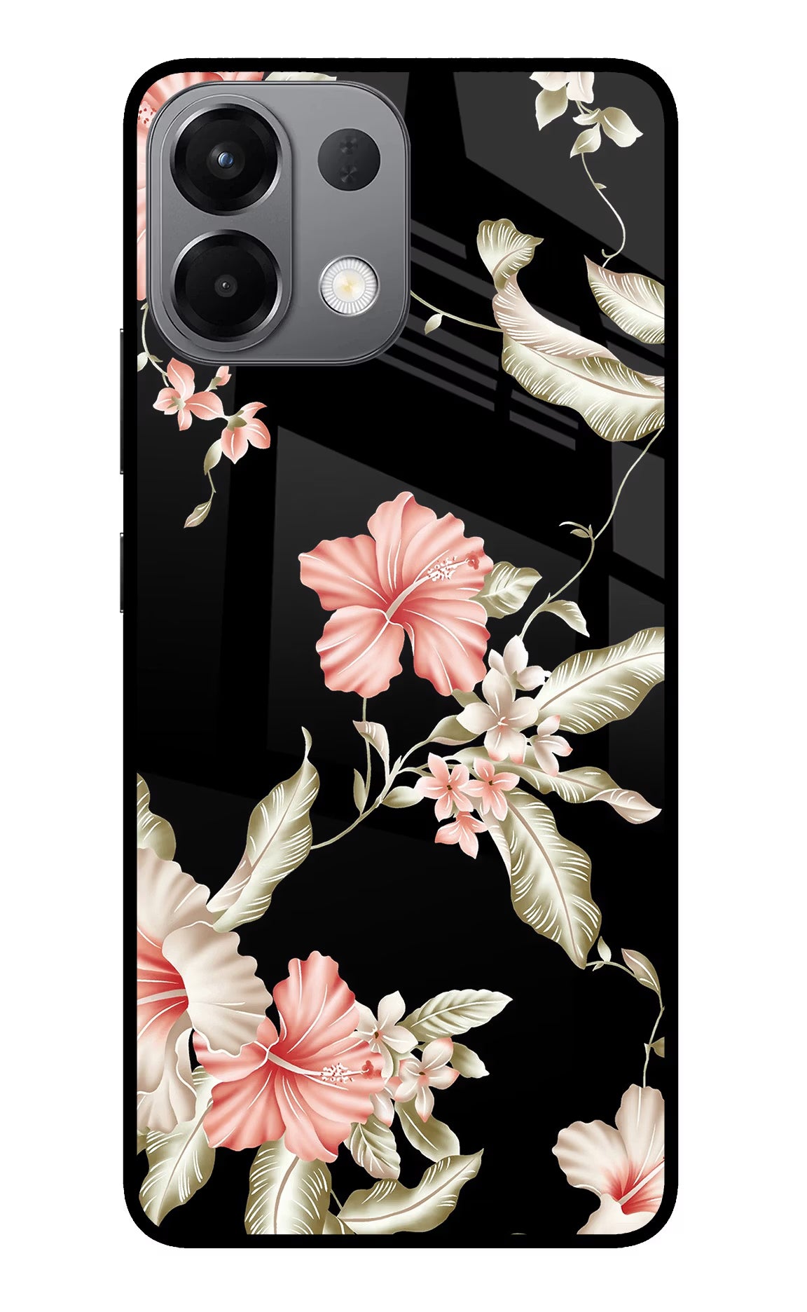 Flowers Oppo K13 5G Glass Case Back Cover by Casekaro
