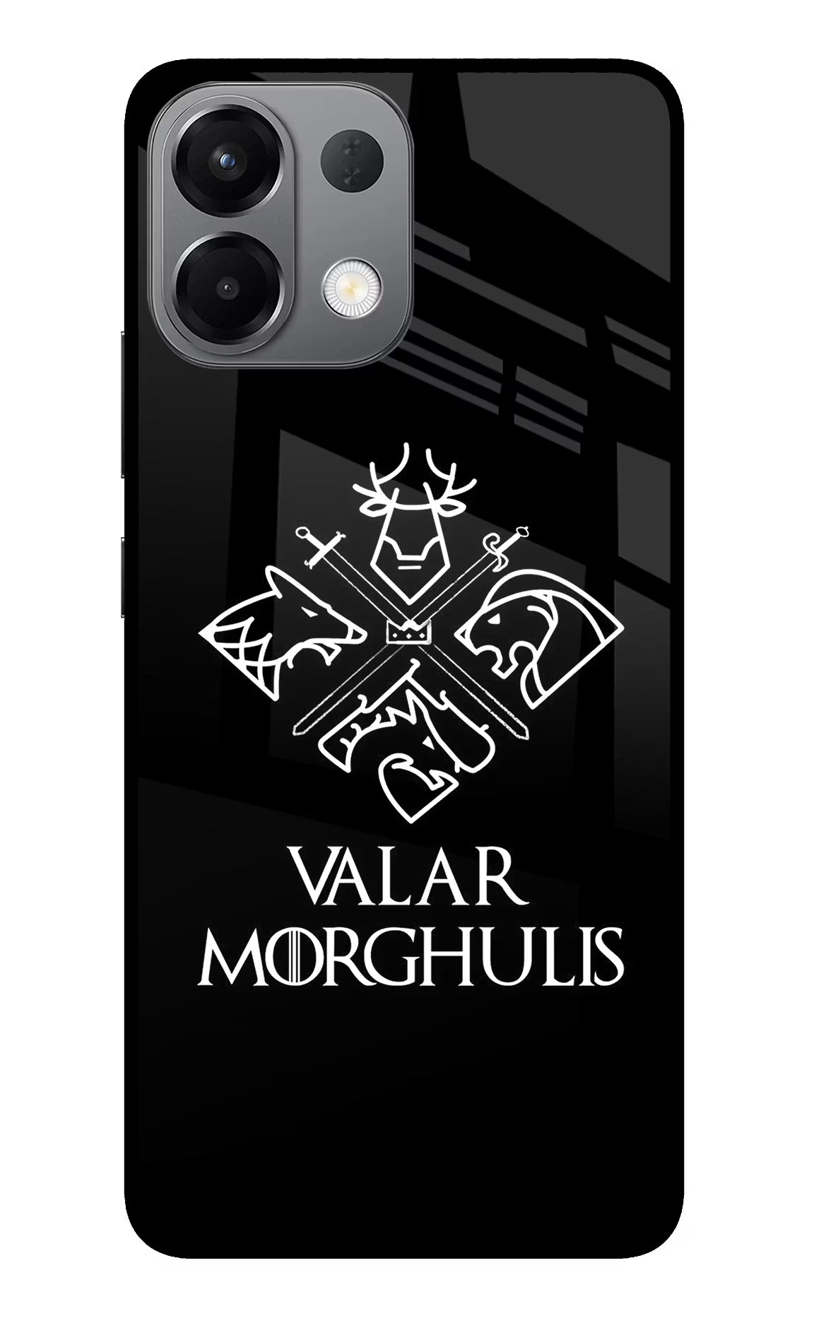 Valar Morghulis | Game Of Thrones Oppo K13 5G Glass Case - Valar Morghulis | Game Of Thrones Oppo K13 5G Glass Case Valar Morghulis | Game Of Thrones Oppo K13 5G Glass Case