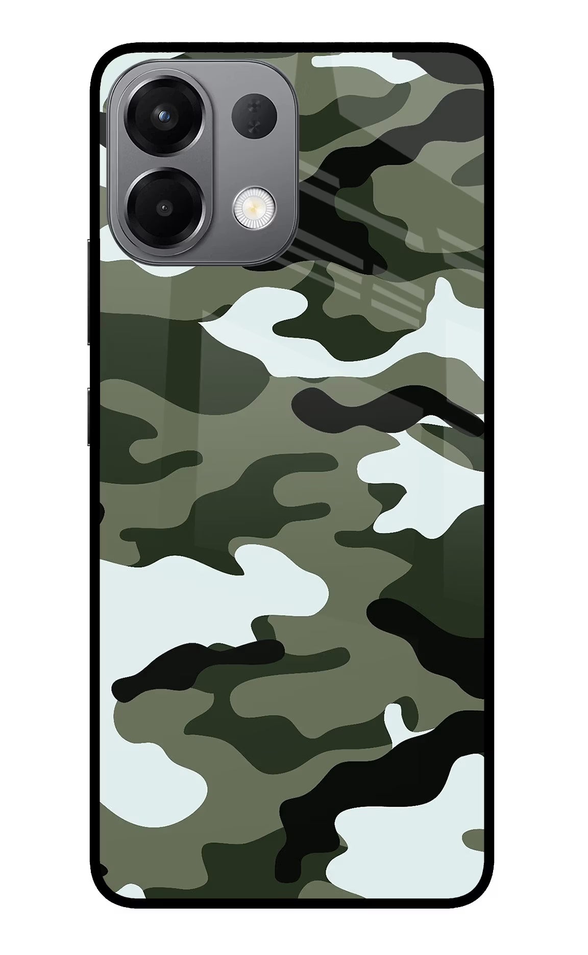 Camouflage Oppo K13 5G Glass Case - Camouflage Oppo K13 5G Glass Case Camouflage Oppo K13 5G Glass Case