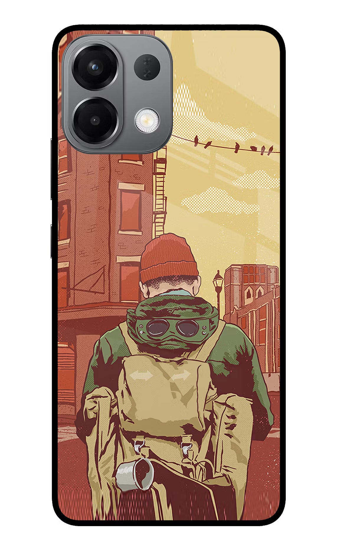 Adventurous Oppo K13 5G Back Cover - Adventurous Oppo K13 5G Glass Case Back Cover by Casekaro Adventurous Oppo K13 5G Glass Case Back Cover by Casekaro
