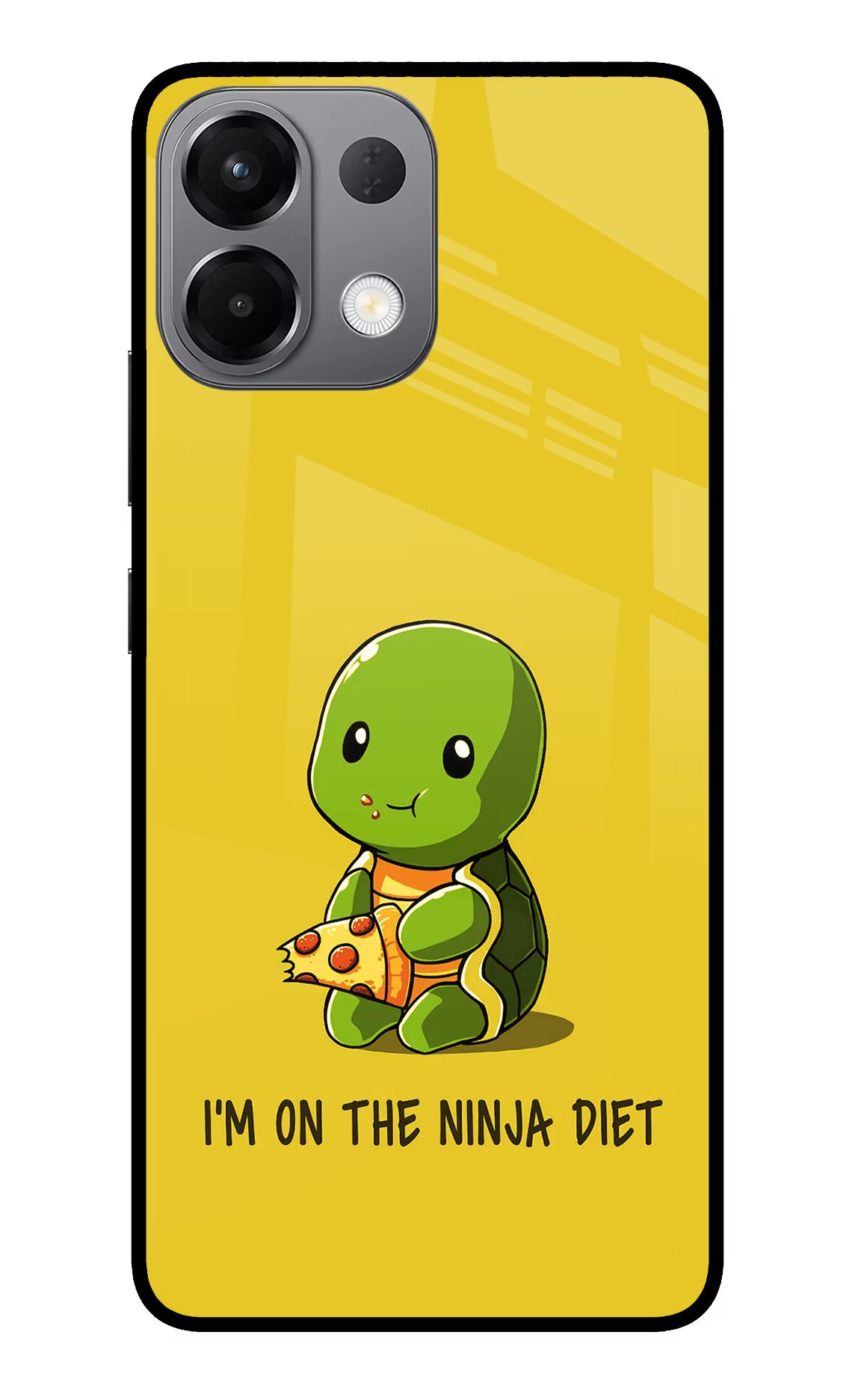I'm on Ninja Diet Oppo K13 5G Back Cover - I'm on Ninja Diet Oppo K13 5G Glass Case Back Cover by Casekaro I'm on Ninja Diet Oppo K13 5G Glass Case Back Cover by Casekaro