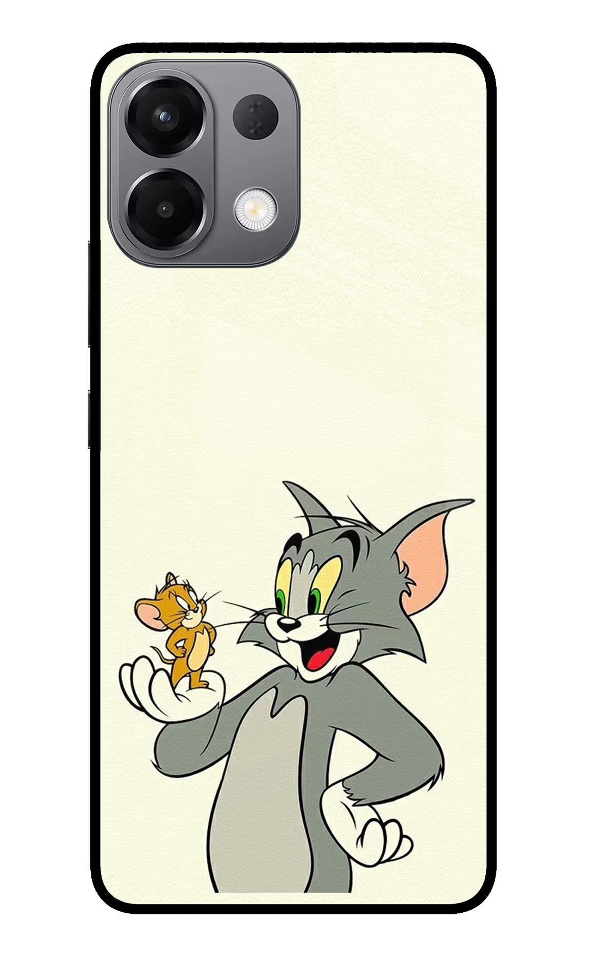 Tom & Jerry Oppo K13 5G Glass Case Back Cover by Casekaro