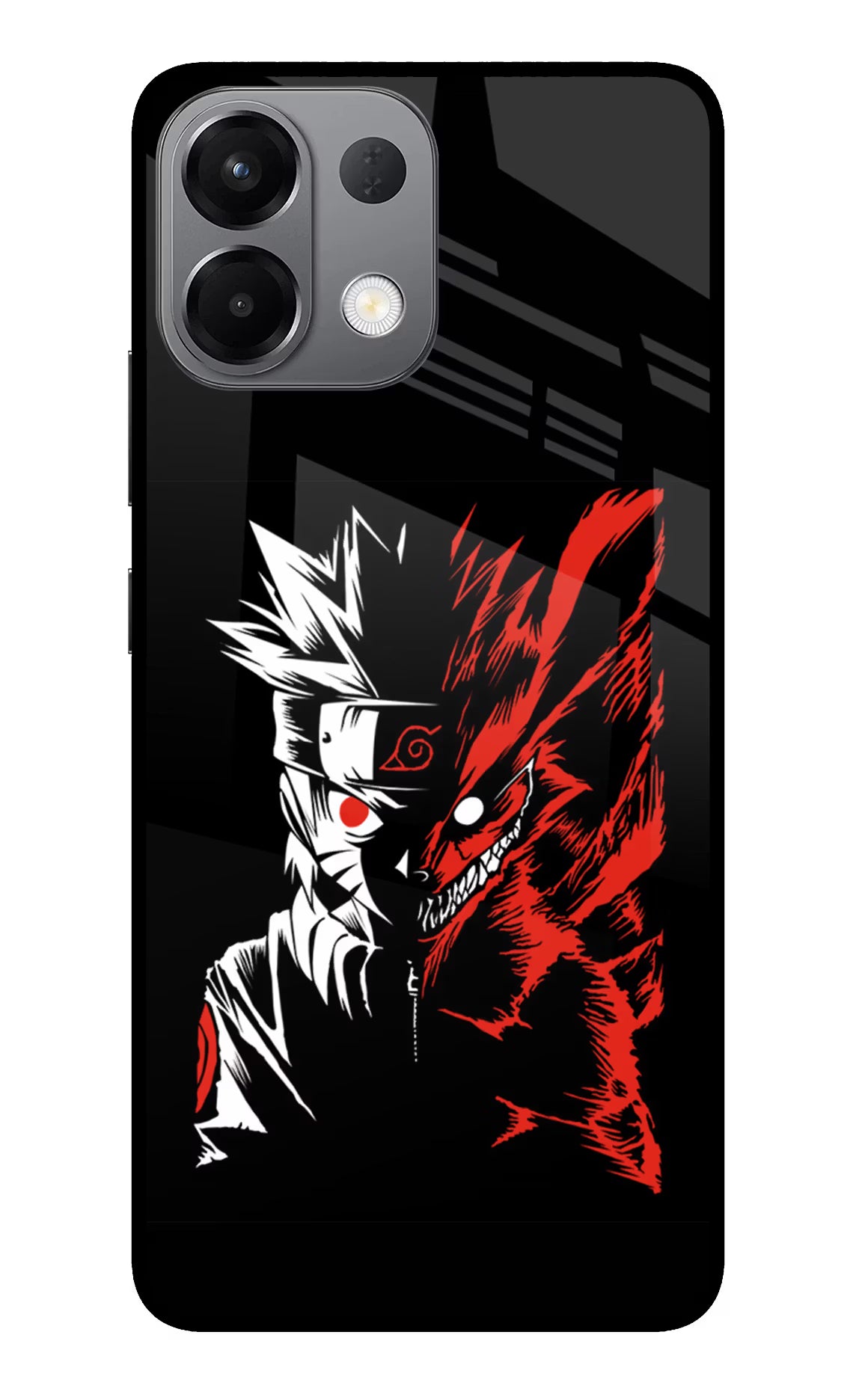 Naruto Two Face Oppo K13 5G Back Cover - Naruto Two Face Oppo K13 5G Glass Case Back Cover by Casekaro Naruto Two Face Oppo K13 5G Glass Case Back Cover by Casekaro