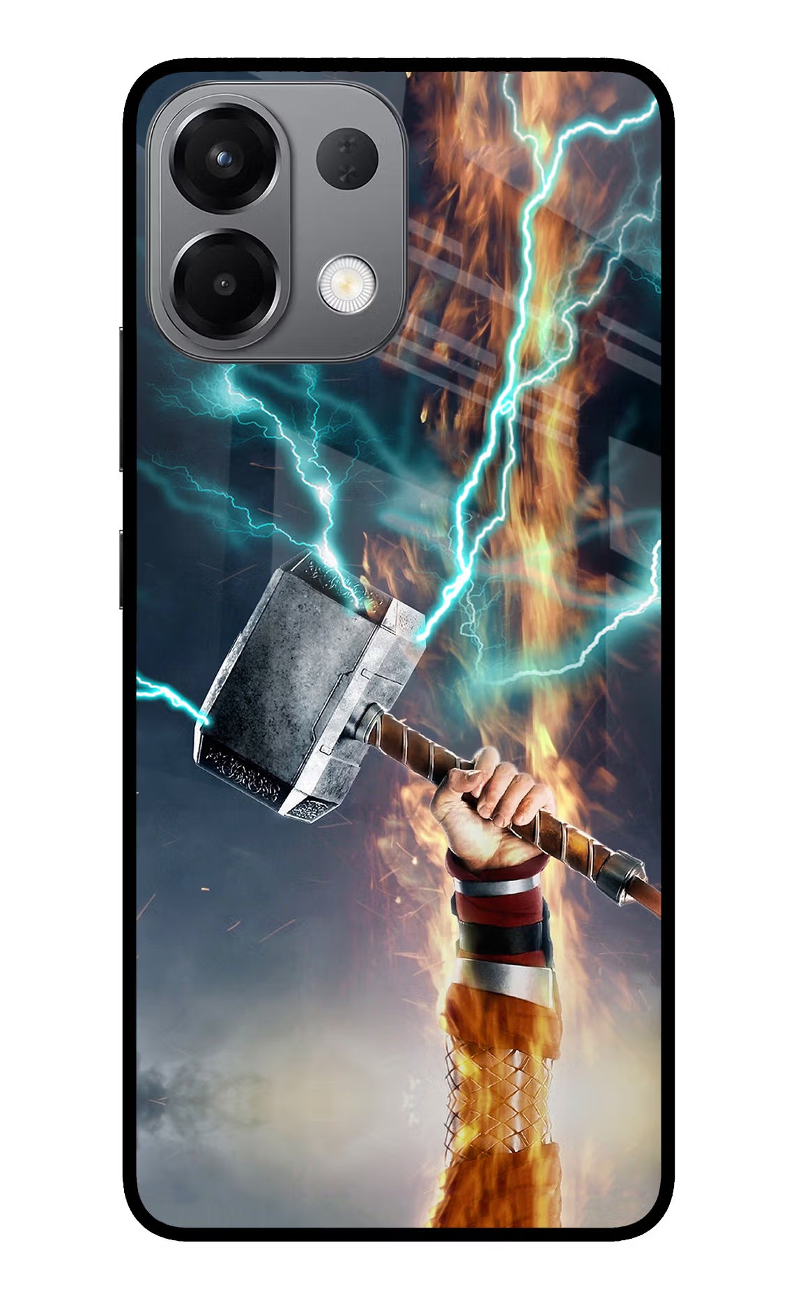 Thor Hammer Mjolnir Oppo K13 5G Glass Case - Thor Hammer Mjolnir Oppo K13 5G Glass Case Thor Hammer Mjolnir Oppo K13 5G Glass Case