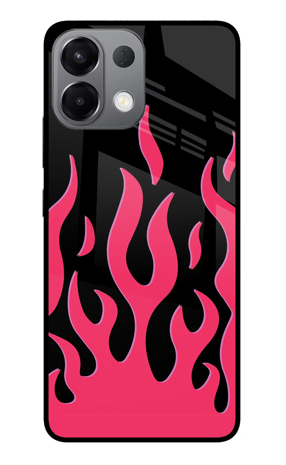 Fire Flames Oppo K13 5G Glass Case - Fire Flames Oppo K13 5G Glass Case Fire Flames Oppo K13 5G Glass Case