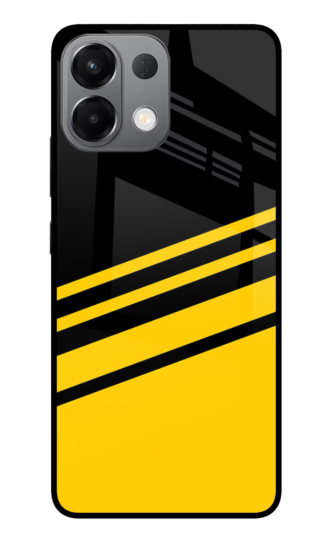 Yellow Shades Oppo K13 5G Back Cover - Yellow Shades Oppo K13 5G Glass Case Back Cover by Casekaro Yellow Shades Oppo K13 5G Glass Case Back Cover by Casekaro