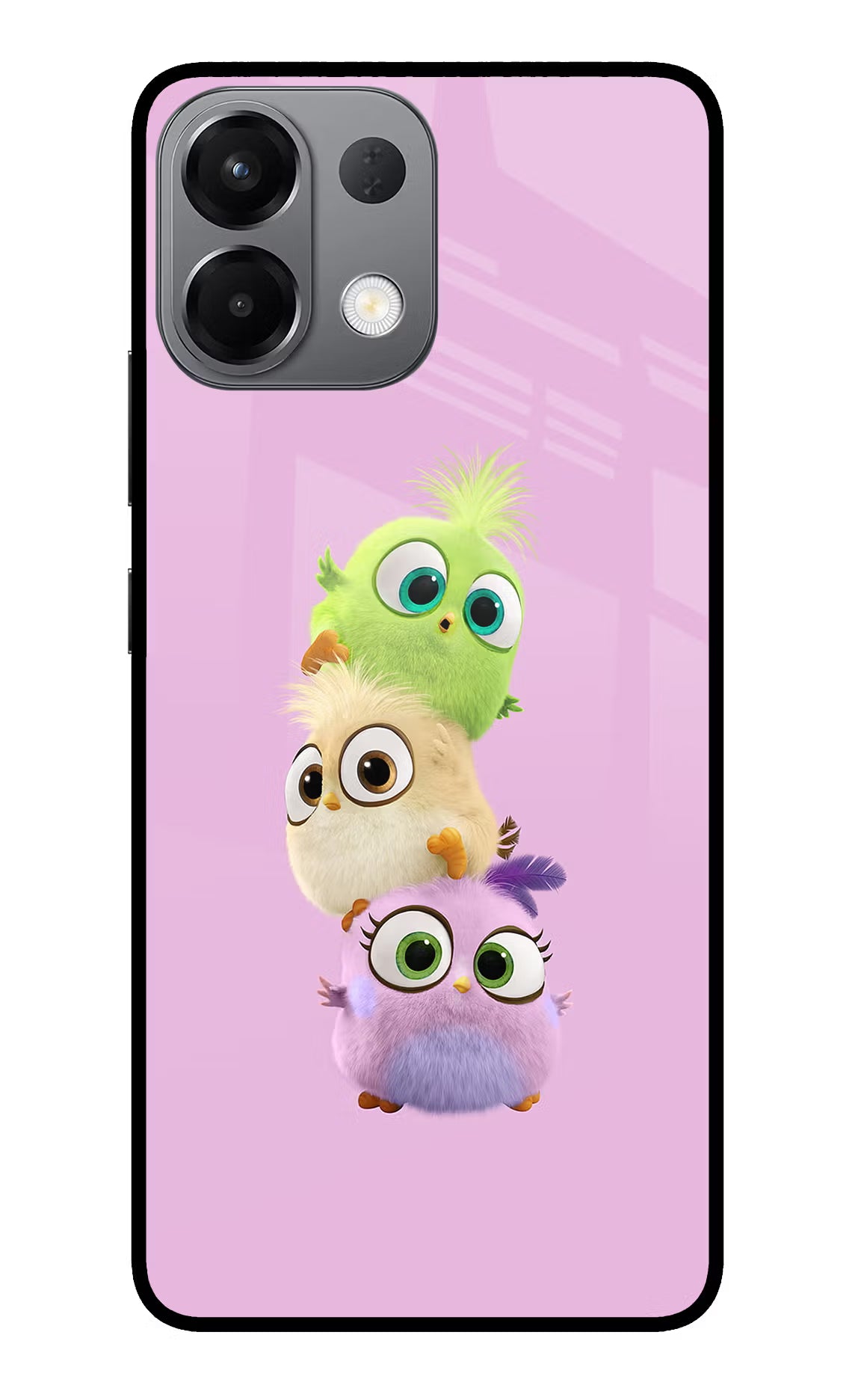 Cute Little Birds Oppo K13 5G Back Cover - Cute Little Birds Oppo K13 5G Glass Case Back Cover by Casekaro Cute Little Birds Oppo K13 5G Glass Case Back Cover by Casekaro