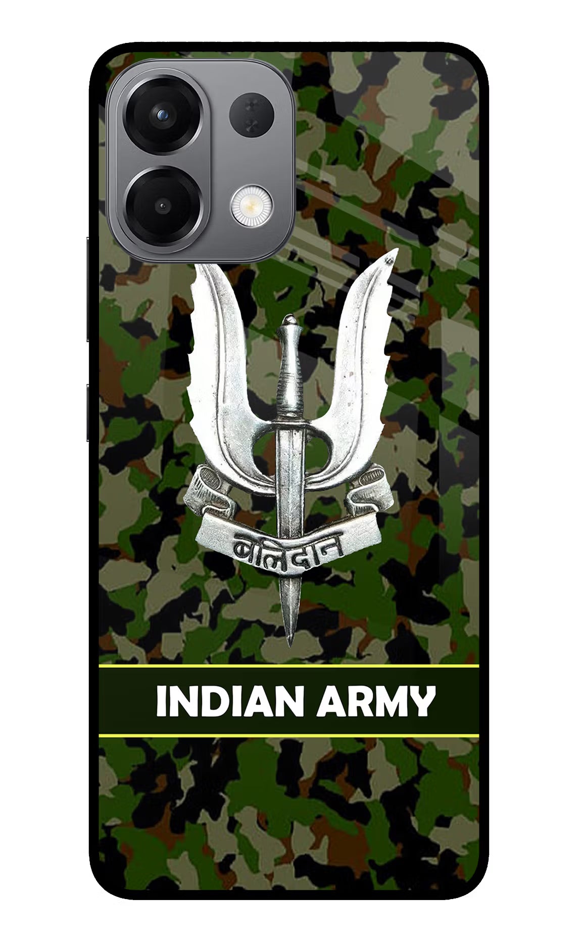 Balidan Indian Logo Oppo K13 5G Glass Case Back Cover by Casekaro