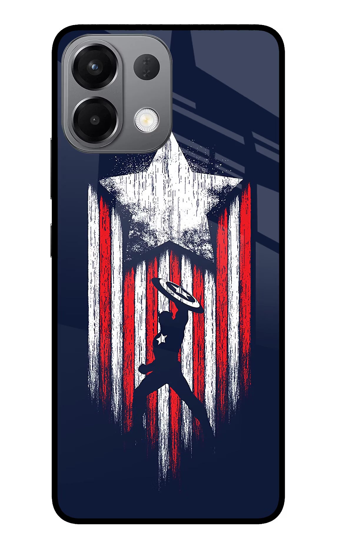 Captain America Marvel Art Oppo K13 5G Glass Case - Captain America Marvel Art Oppo K13 5G Glass Case Captain America Marvel Art Oppo K13 5G Glass Case