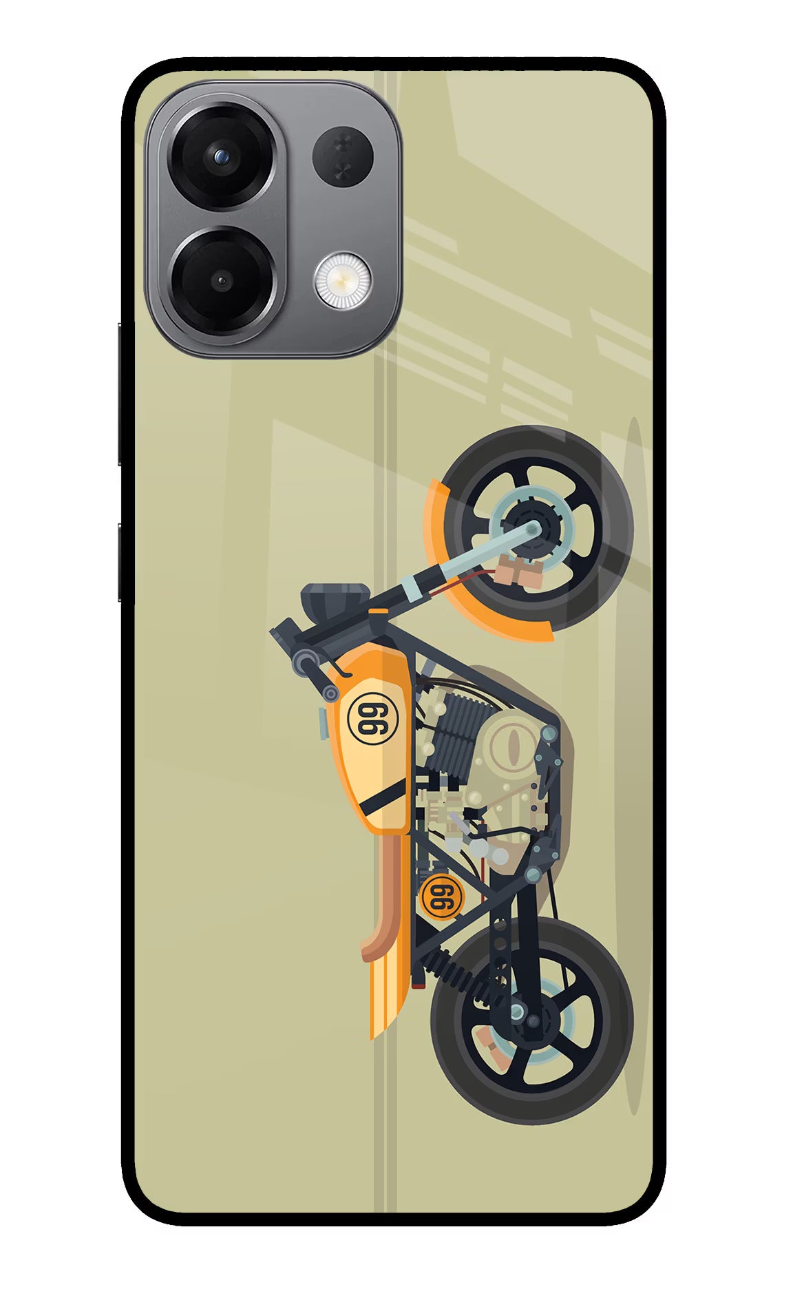 Vertical Speedster Oppo K13 5G Glass Case - Vertical Speedster Oppo K13 5G Glass Case Vertical Speedster Oppo K13 5G Glass Case