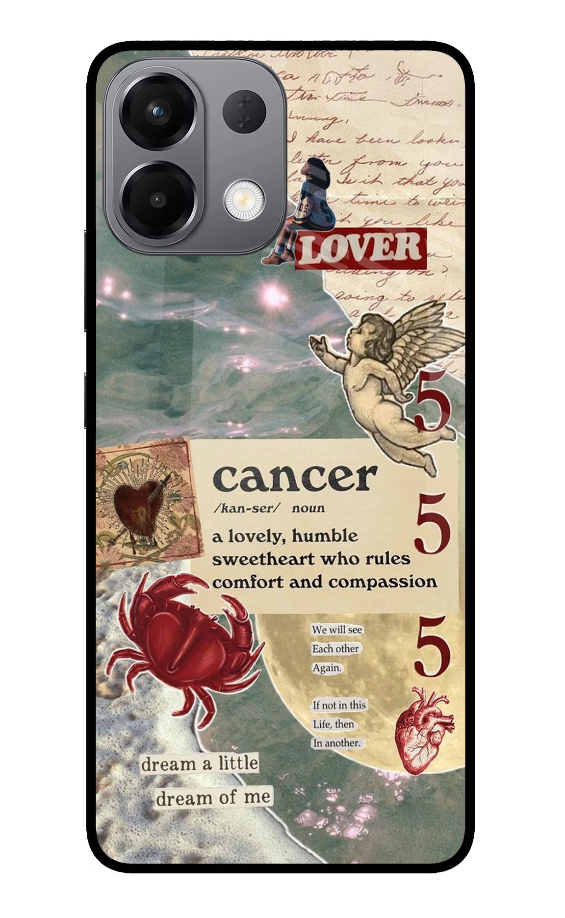 Cancer Zodiac Oppo K13 5G Glass Case - Cancer Zodiac Oppo K13 5G Glass Case Cancer Zodiac Oppo K13 5G Glass Case