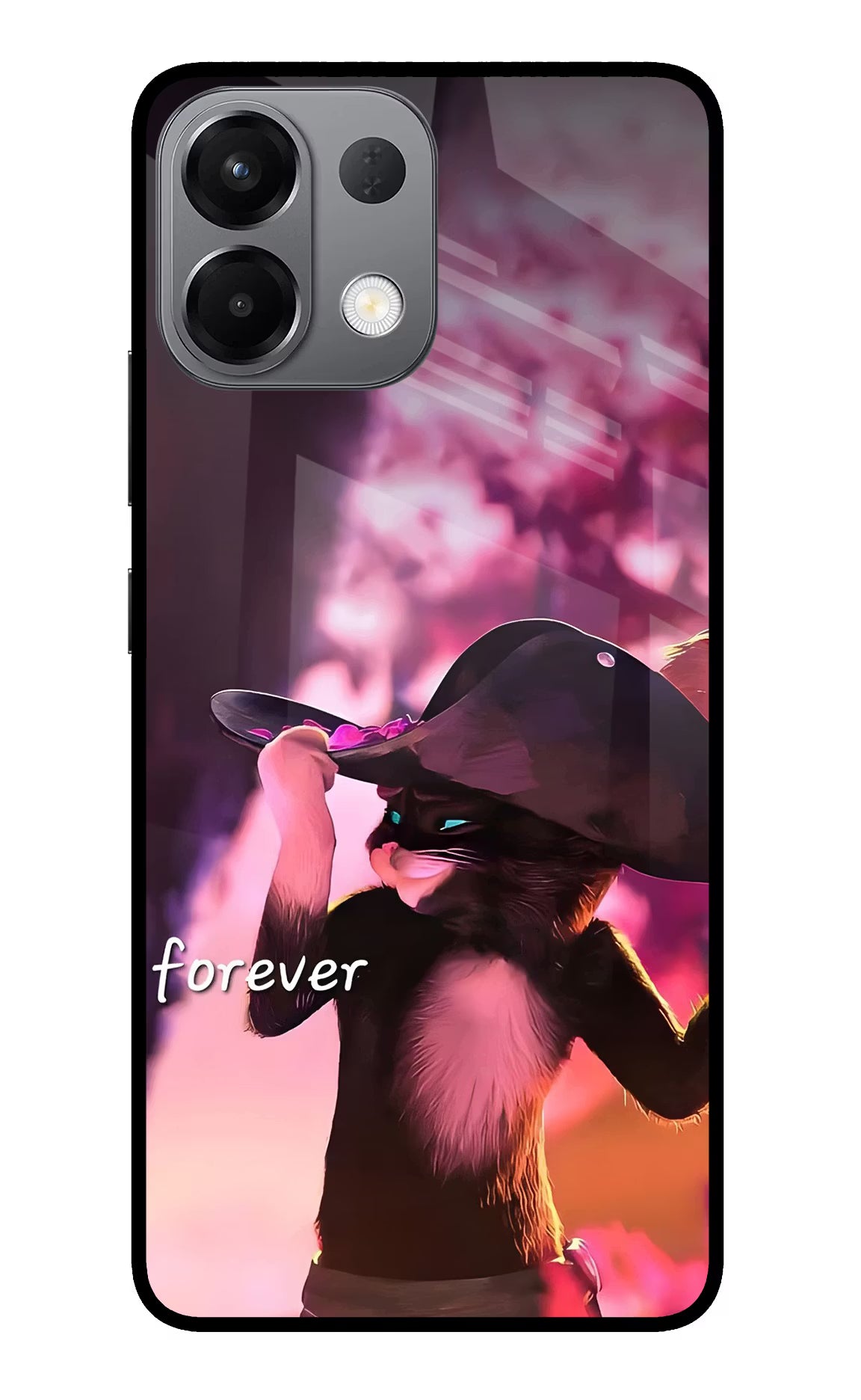 Forever Cat Oppo K13 5G Glass Case - Forever Cat Oppo K13 5G Glass Case Forever Cat Oppo K13 5G Glass Case