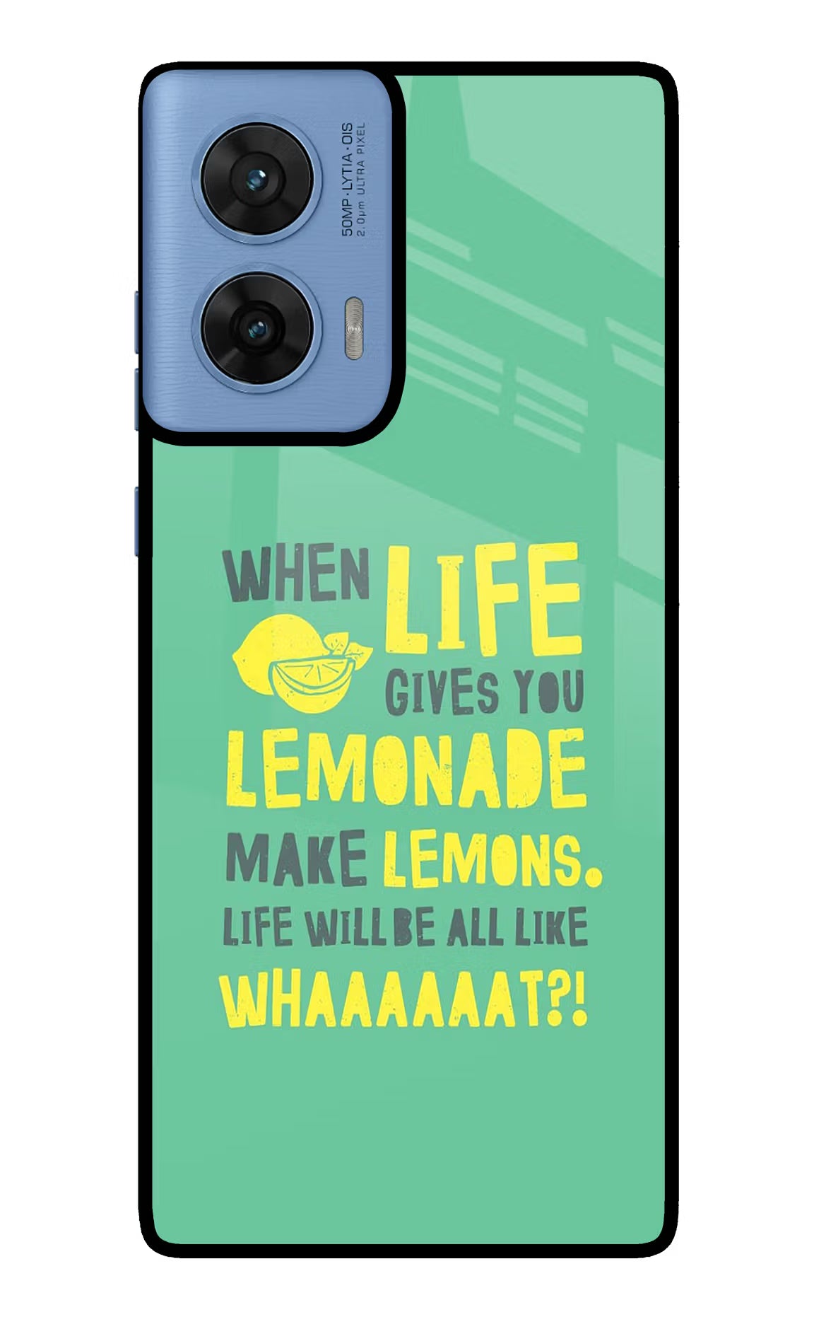 Quote Moto G96 5G Glass Case Back Cover by Casekaro