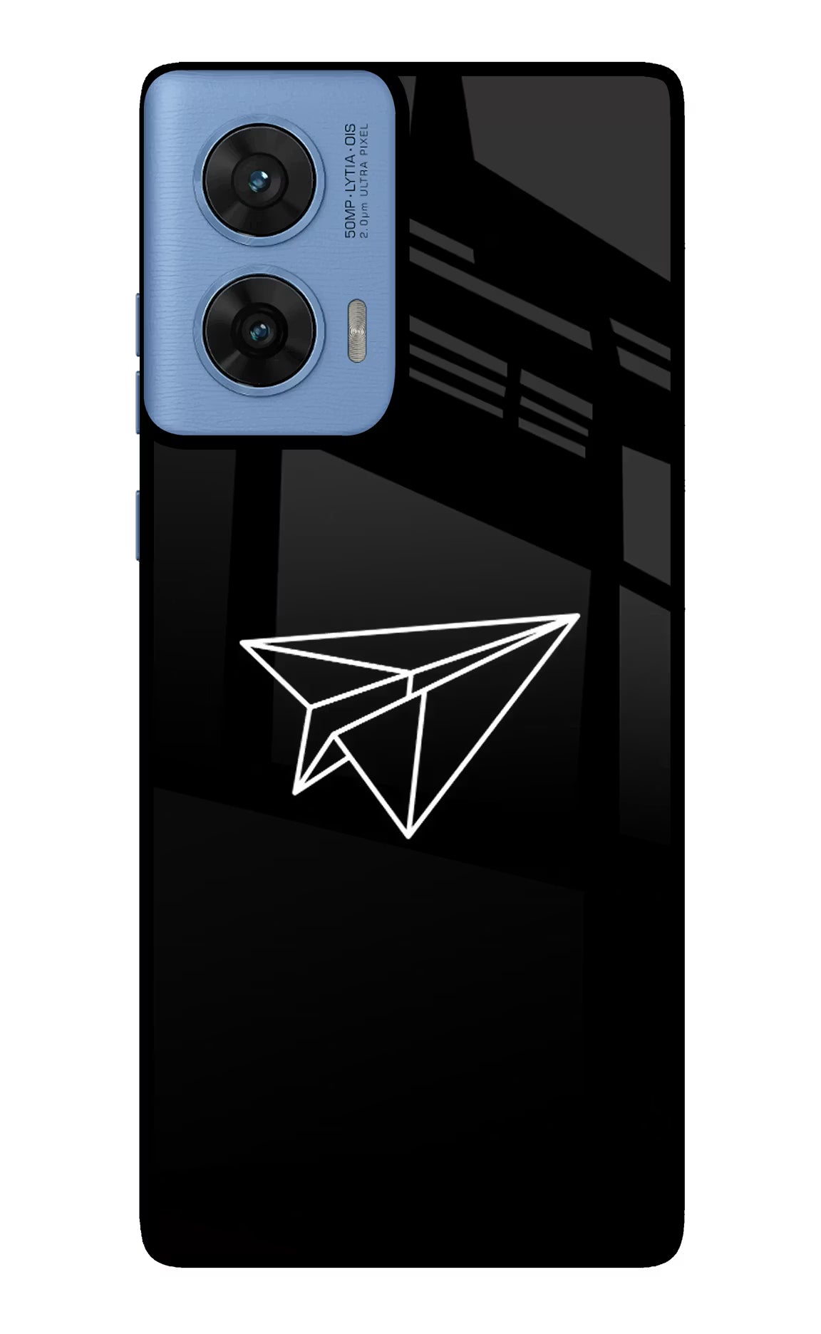 Paper Plane White Moto G96 5G Glass Case - Paper Plane White Moto G96 5G Glass Case Paper Plane White Moto G96 5G Glass Case