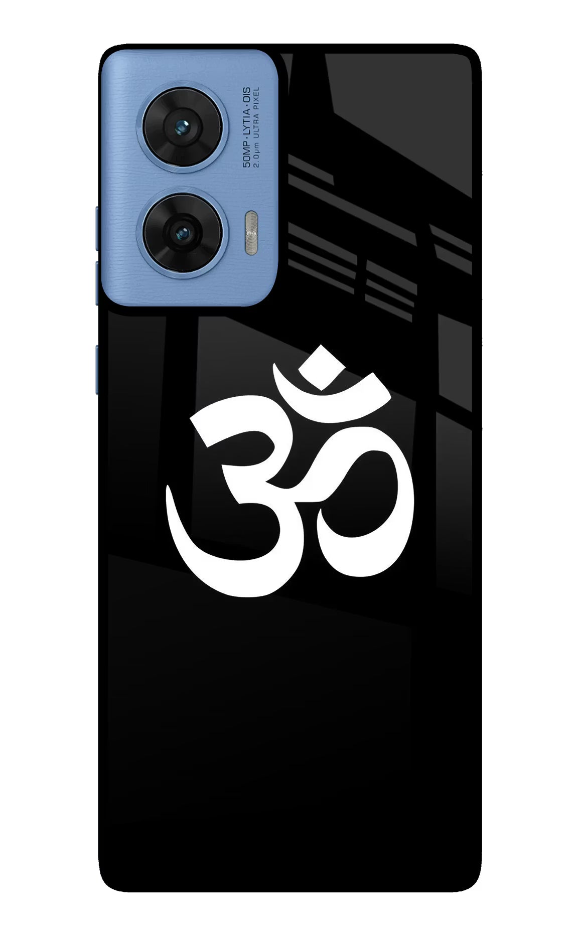 Om Moto G96 5G Back Cover - Om Moto G96 5G Glass Case Back Cover by Casekaro Om Moto G96 5G Glass Case Back Cover by Casekaro