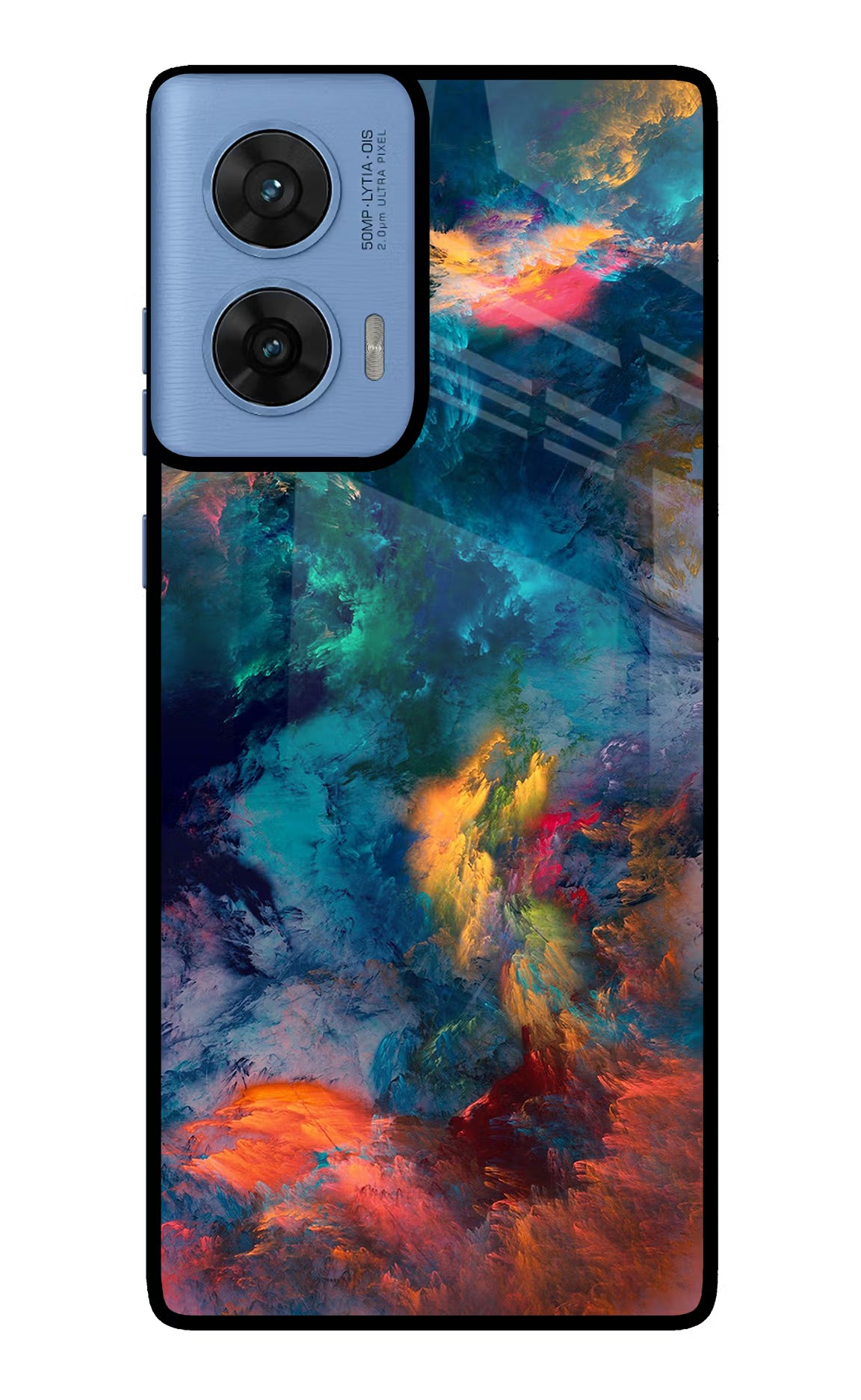 Artwork Paint Moto G96 5G Glass Case Back Cover by Casekaro