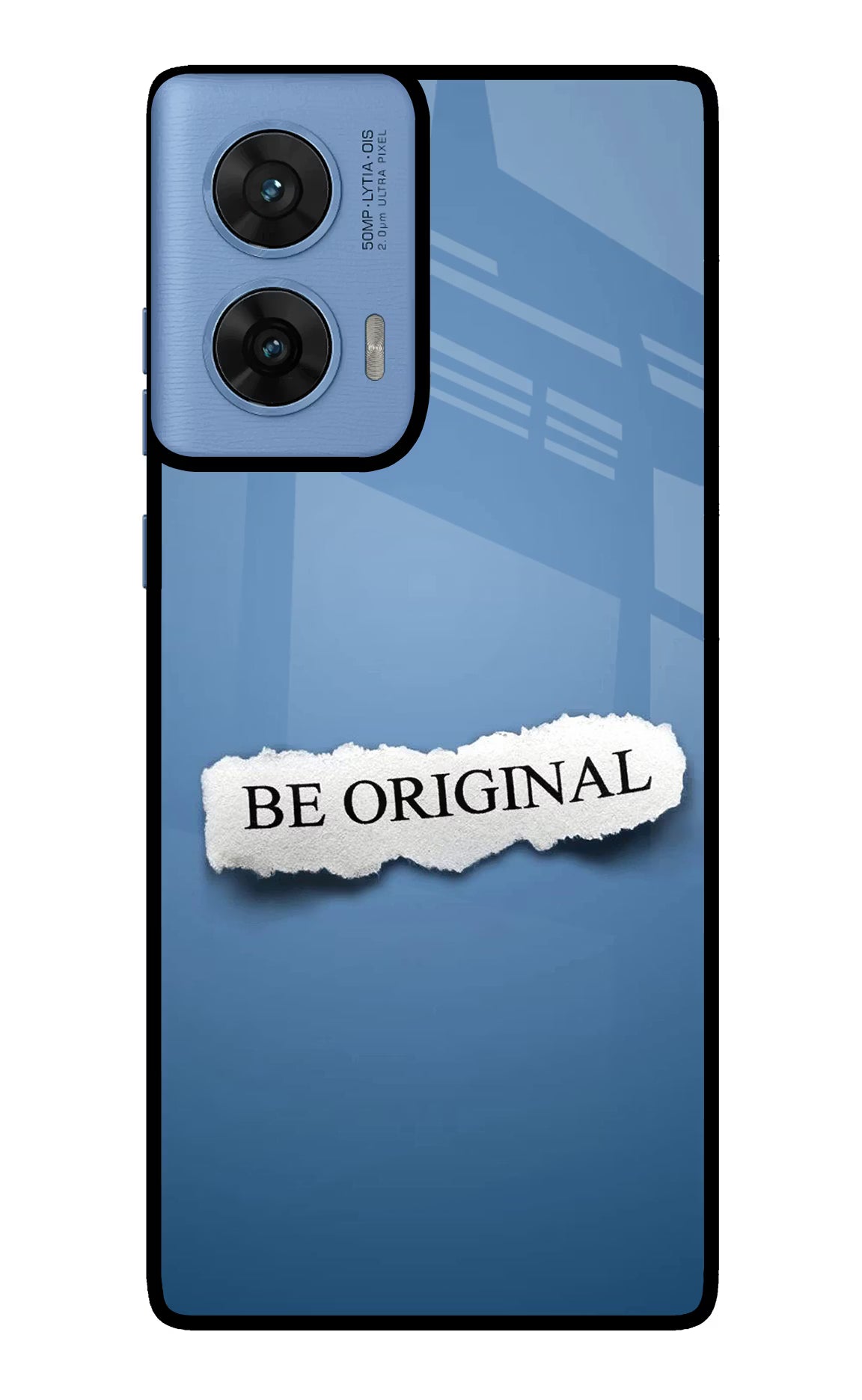 Be Original Moto G96 5G Back Cover - Be Original Moto G96 5G Glass Case Back Cover by Casekaro Be Original Moto G96 5G Glass Case Back Cover by Casekaro