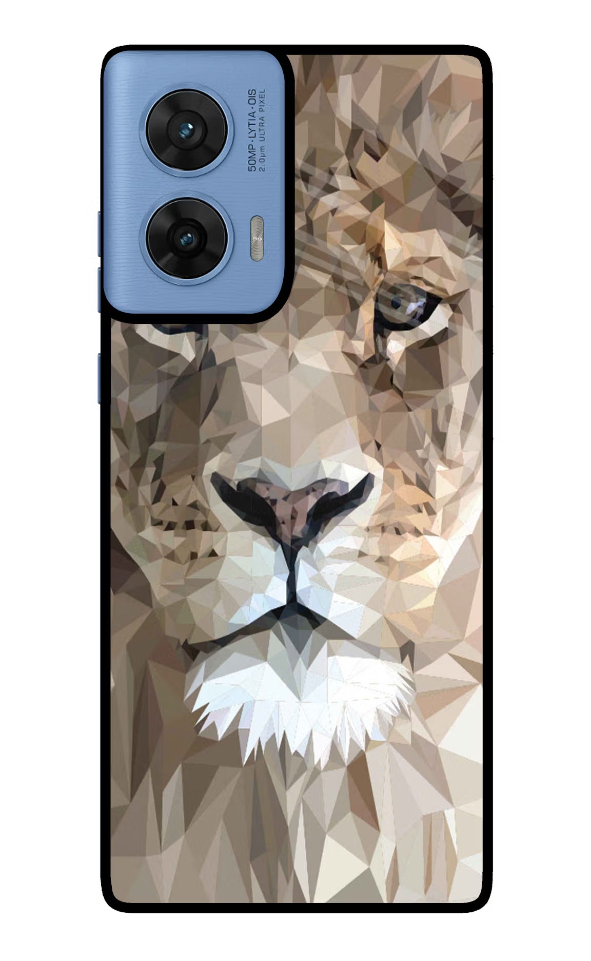 Lion Art Moto G96 5G Back Cover - Lion Art Moto G96 5G Glass Case Back Cover by Casekaro Lion Art Moto G96 5G Glass Case Back Cover by Casekaro