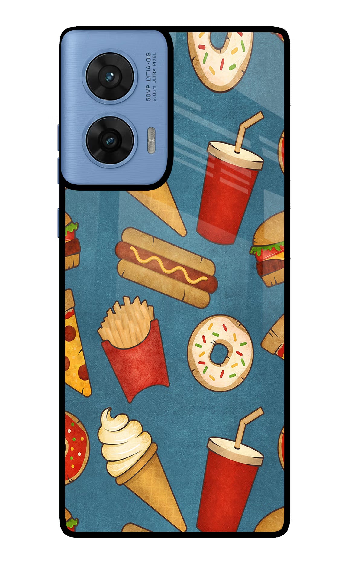 Foodie Moto G96 5G Glass Case - Foodie Moto G96 5G Glass Case Foodie Moto G96 5G Glass Case
