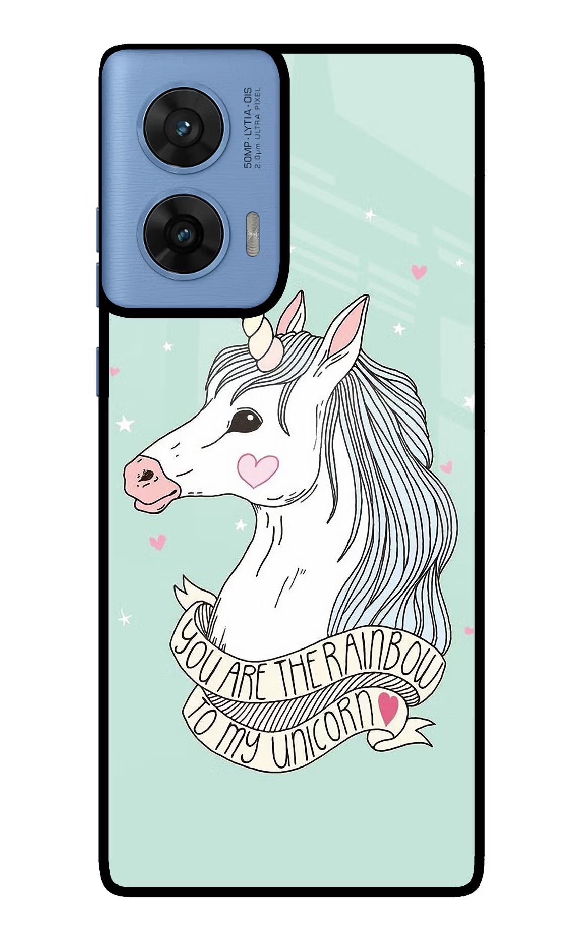 Unicorn Wallpaper Moto G96 5G Back Cover - Unicorn Wallpaper Moto G96 5G Glass Case Back Cover by Casekaro Unicorn Wallpaper Moto G96 5G Glass Case Back Cover by Casekaro