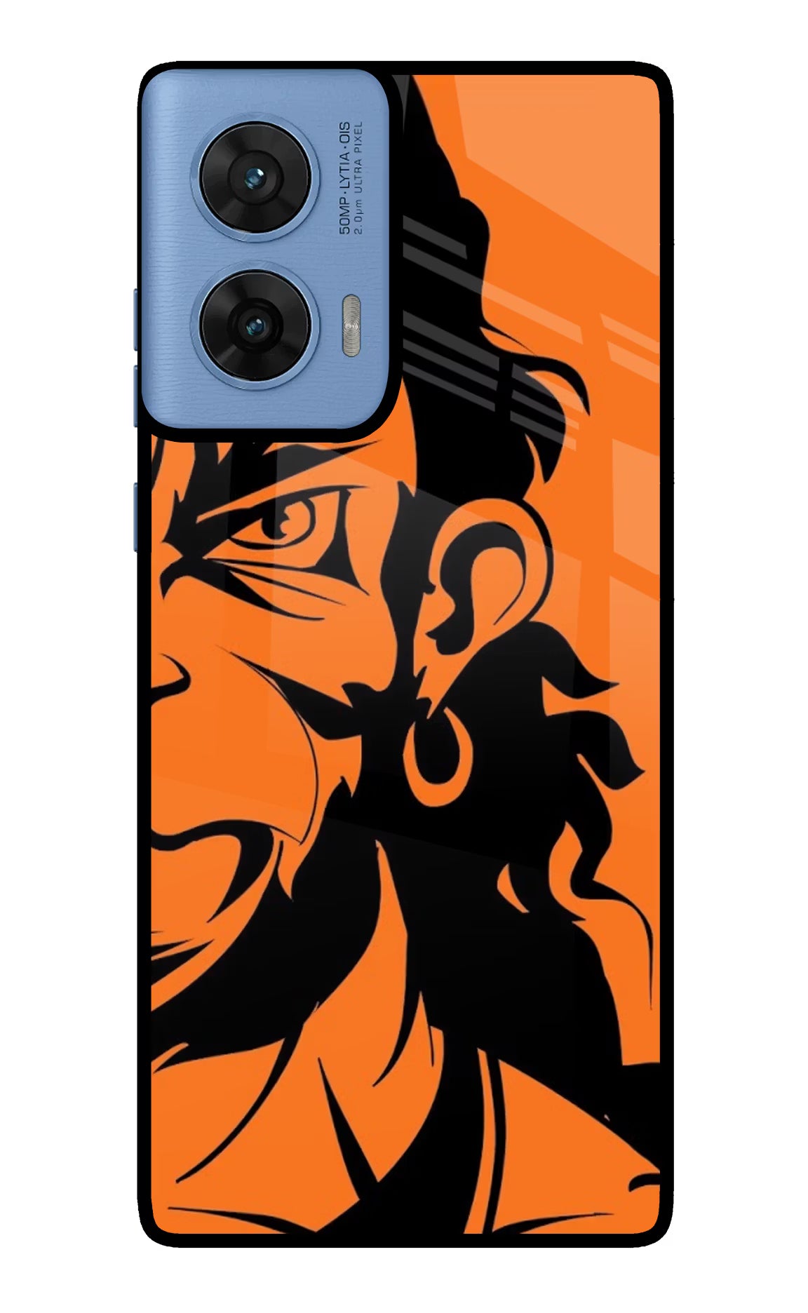 Hanuman Moto G96 5G Back Cover - Hanuman Moto G96 5G Glass Case Back Cover by Casekaro Hanuman Moto G96 5G Glass Case Back Cover by Casekaro