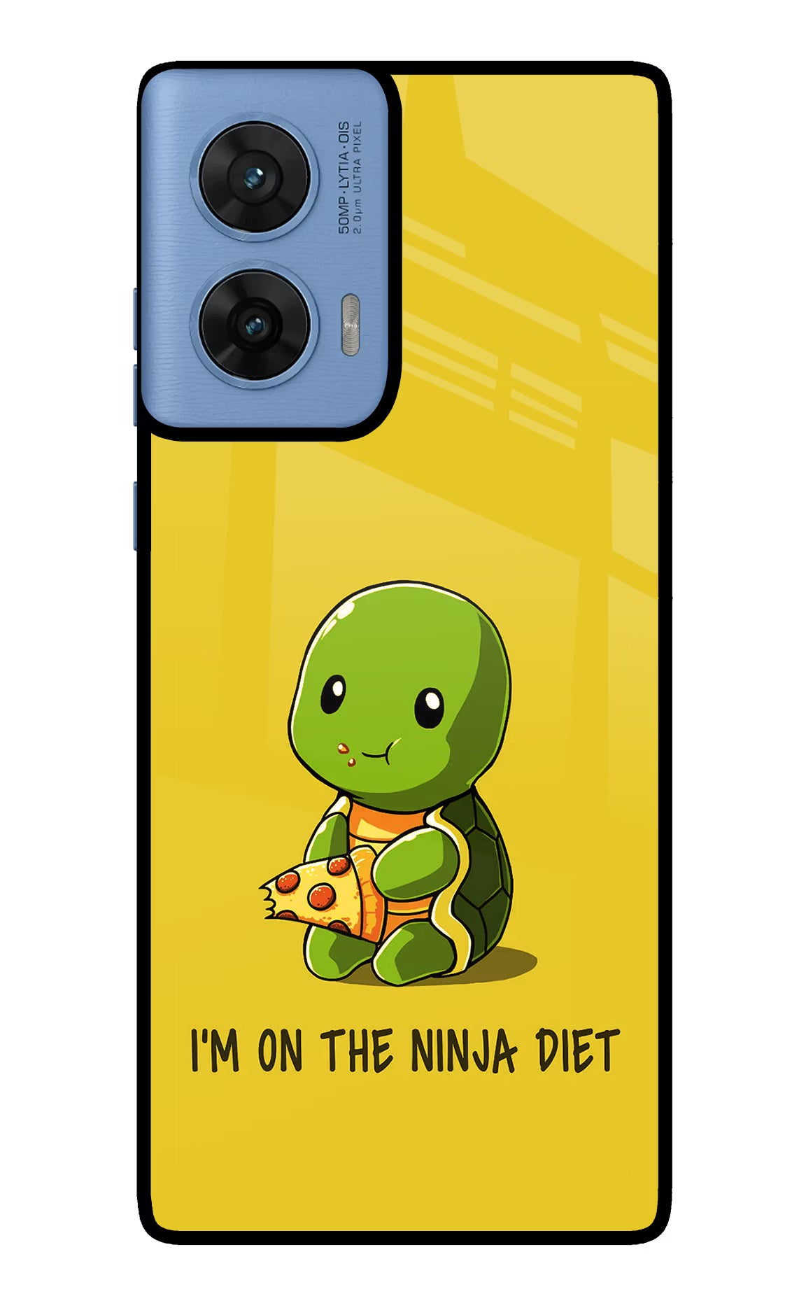 I'm on Ninja Diet Moto G96 5G Back Cover - I'm on Ninja Diet Moto G96 5G Glass Case Back Cover by Casekaro I'm on Ninja Diet Moto G96 5G Glass Case Back Cover by Casekaro