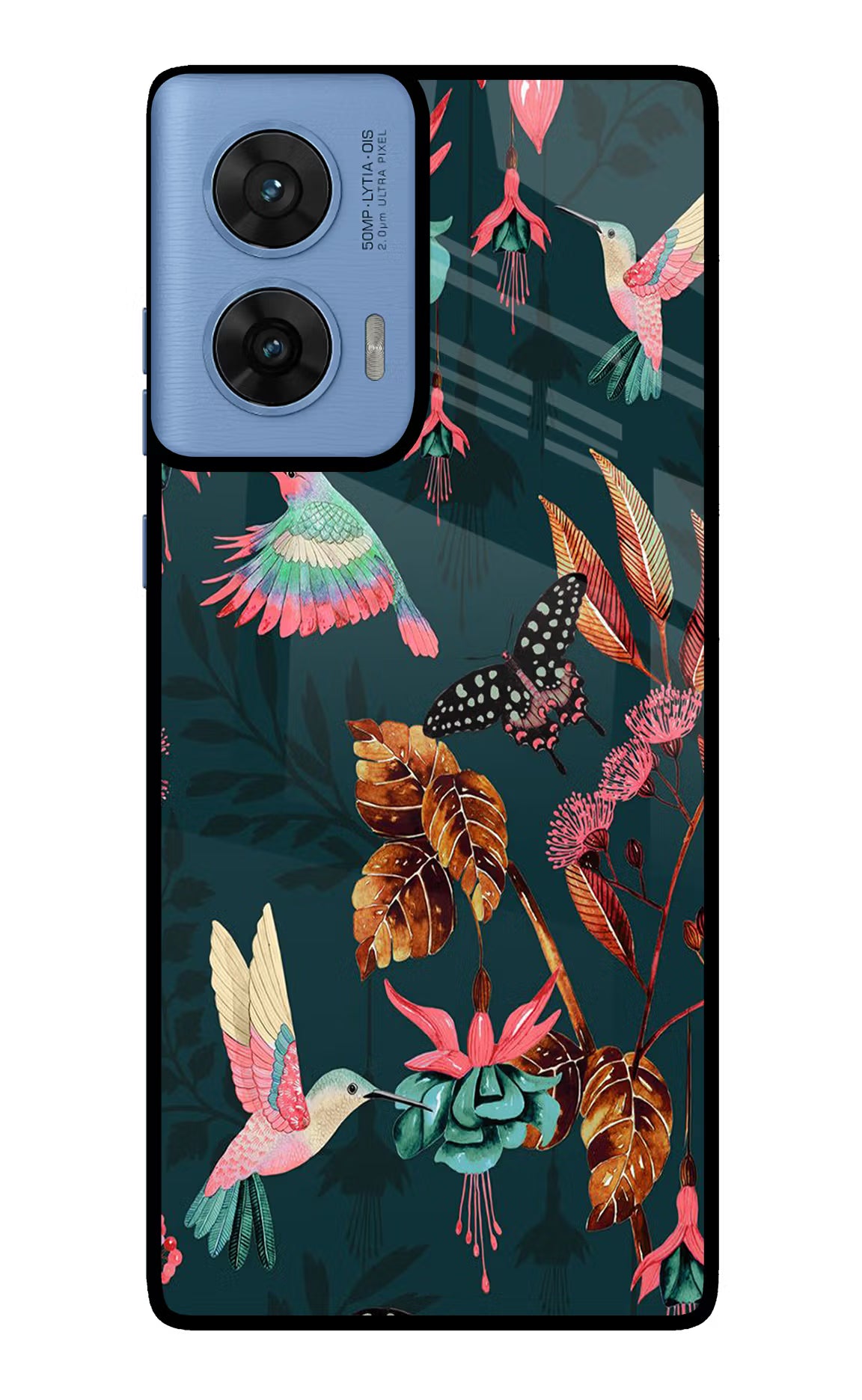 Birds Moto G96 5G Back Cover - Birds Moto G96 5G Glass Case Back Cover by Casekaro Birds Moto G96 5G Glass Case Back Cover by Casekaro