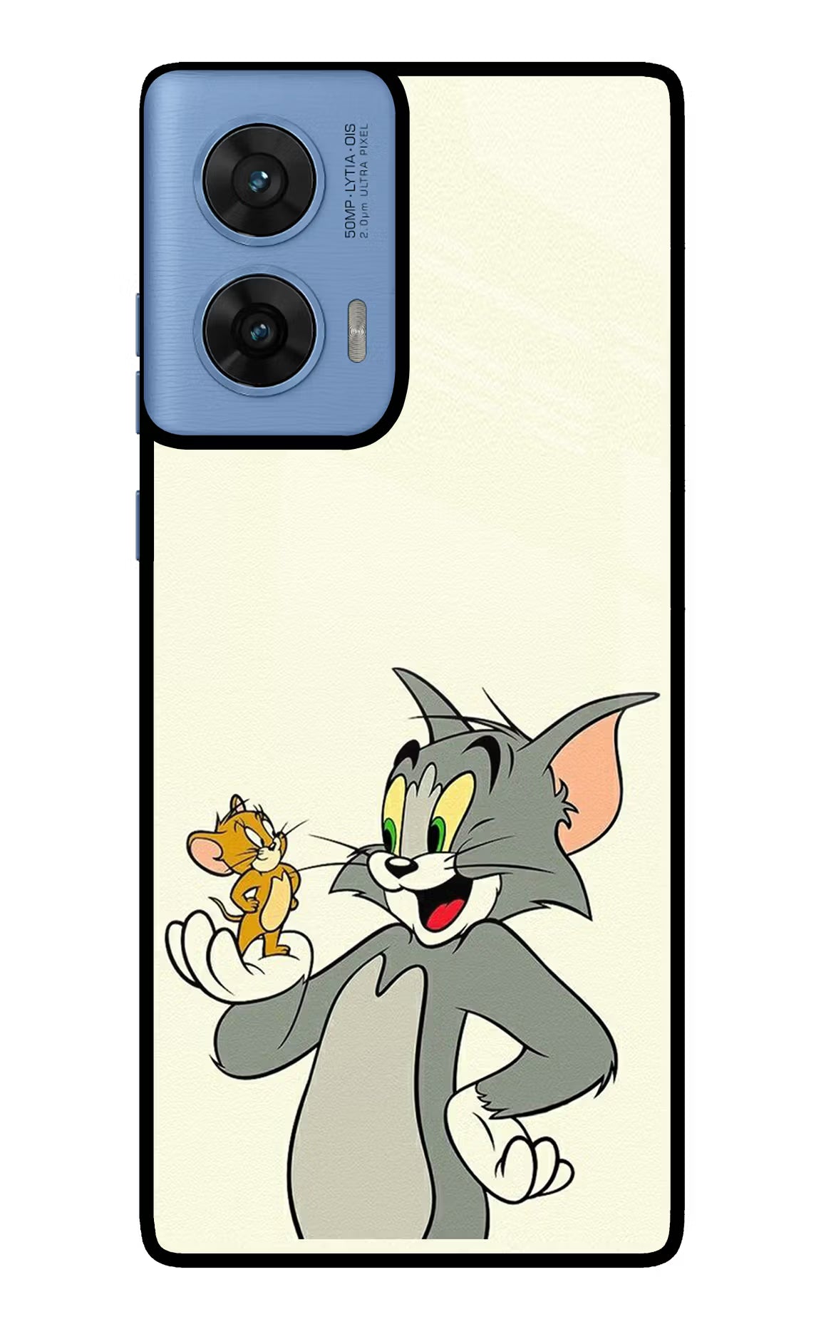 Tom & Jerry Moto G96 5G Back Cover - Tom & Jerry Moto G96 5G Glass Case Back Cover by Casekaro Tom & Jerry Moto G96 5G Glass Case Back Cover by Casekaro