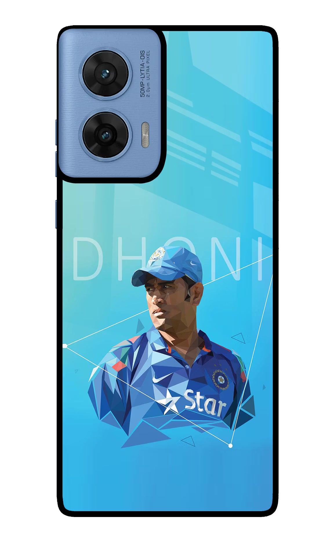 Dhoni Artwork Moto G96 5G Glass Case - Dhoni Artwork Moto G96 5G Glass Case Dhoni Artwork Moto G96 5G Glass Case