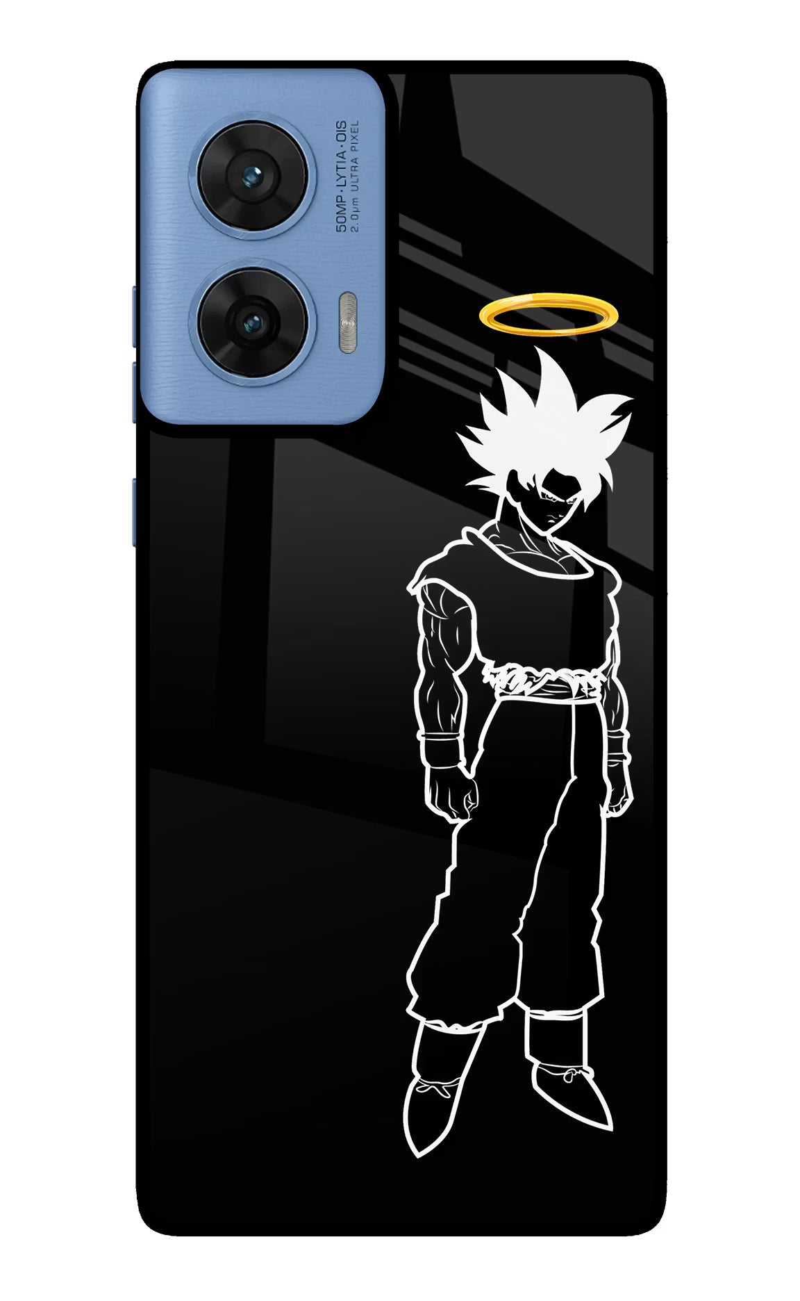 DBS Character Moto G96 5G Back Cover - DBS Character Moto G96 5G Glass Case Back Cover by Casekaro DBS Character Moto G96 5G Glass Case Back Cover by Casekaro