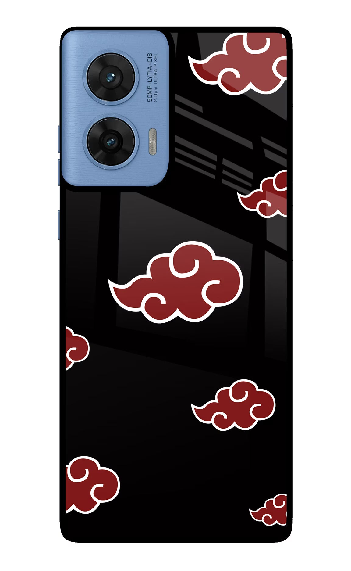 Akatsuki Moto G96 5G Back Cover - Akatsuki Moto G96 5G Glass Case Back Cover by Casekaro Akatsuki Moto G96 5G Glass Case Back Cover by Casekaro