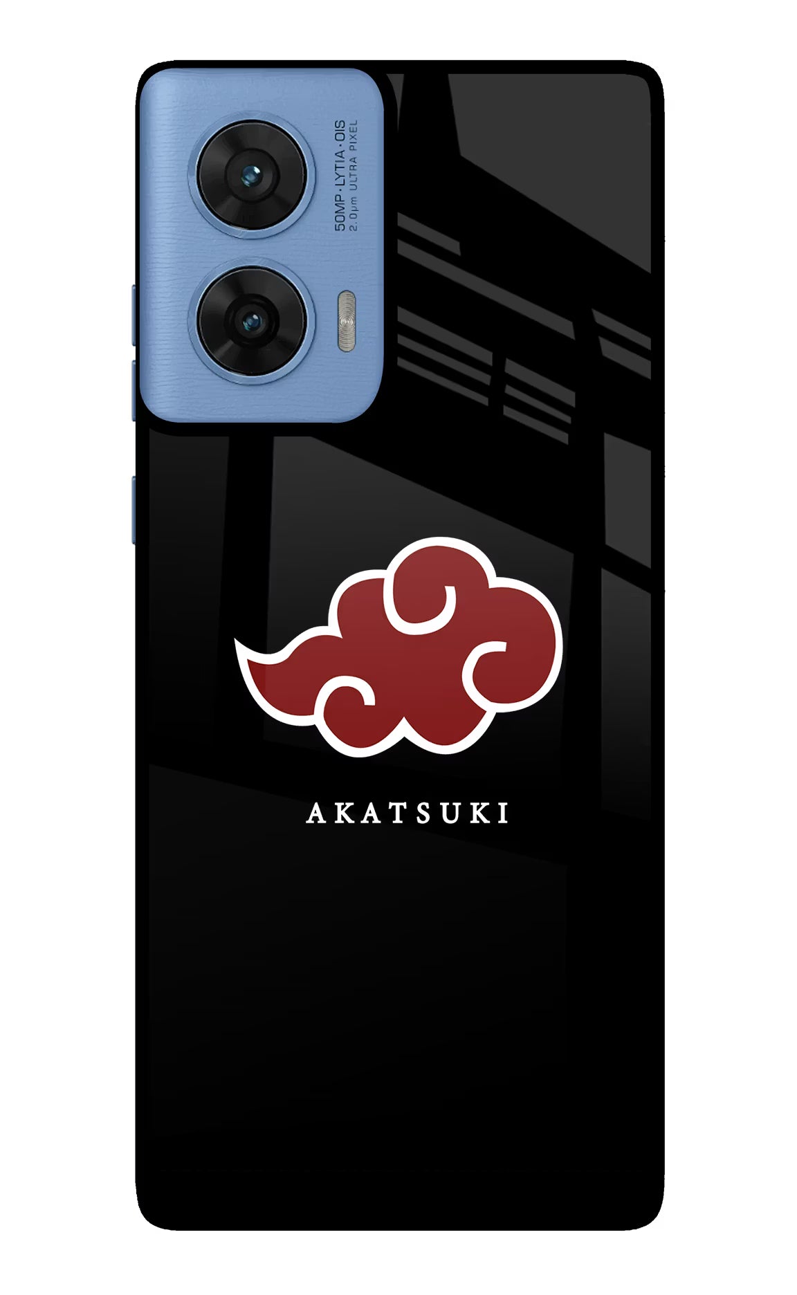 Akatsuki Moto G96 5G Back Cover - Akatsuki Moto G96 5G Glass Case Back Cover by Casekaro Akatsuki Moto G96 5G Glass Case Back Cover by Casekaro