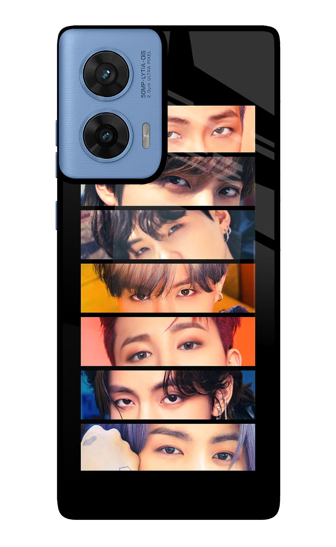 BTS Eyes Moto G96 5G Glass Case - BTS Eyes Moto G96 5G Glass Case BTS Eyes Moto G96 5G Glass Case