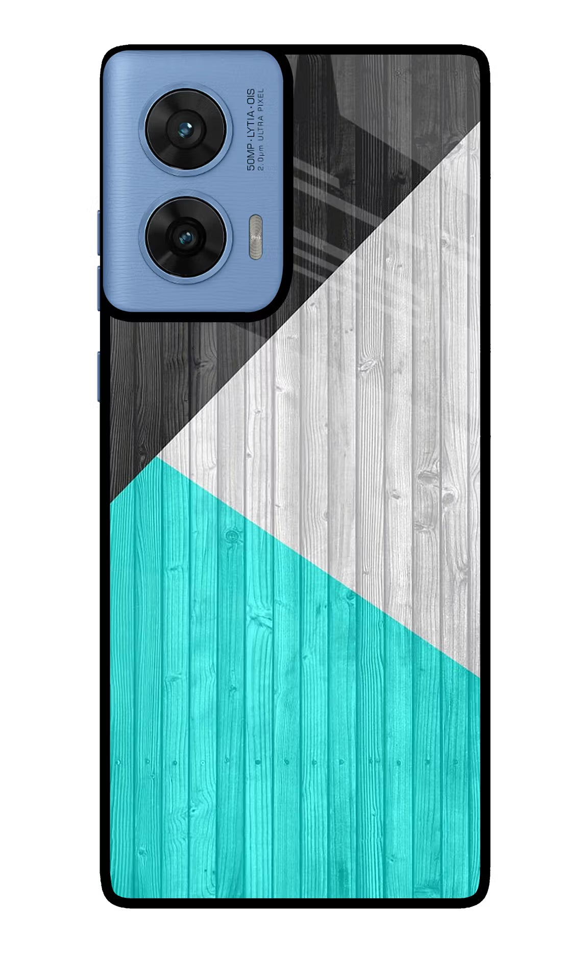 Wooden Abstract Moto G96 5G Glass Case Back Cover by Casekaro
