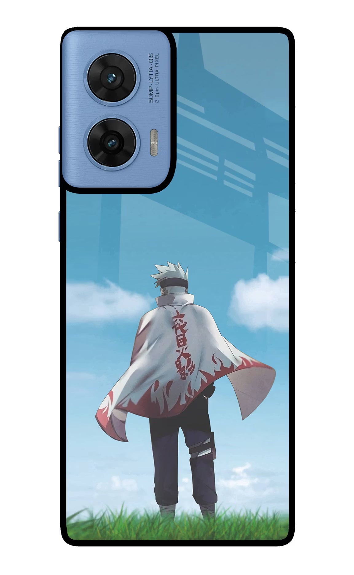 Kakashi Moto G96 5G Back Cover - Kakashi Moto G96 5G Glass Case Back Cover by Casekaro Kakashi Moto G96 5G Glass Case Back Cover by Casekaro