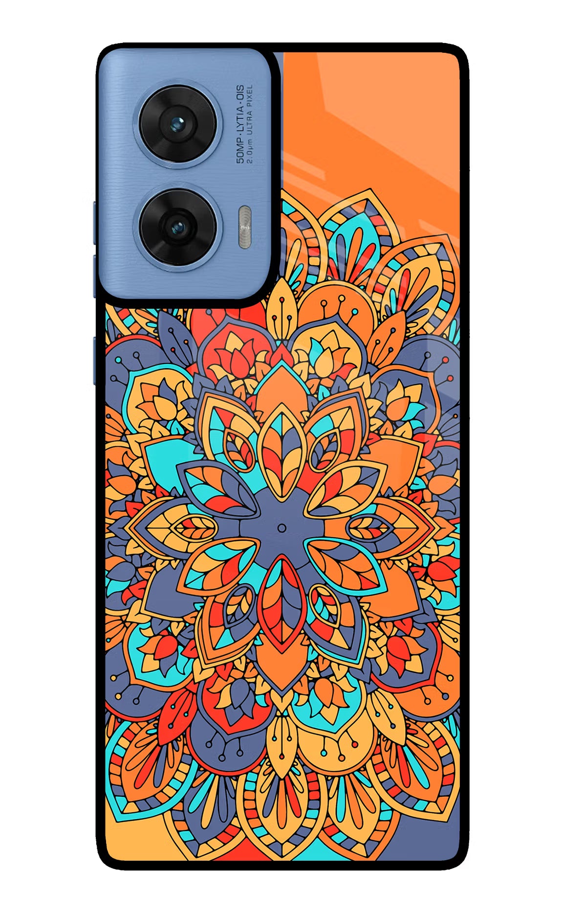 Color Mandala Moto G96 5G Glass Case - Color Mandala Moto G96 5G Glass Case Color Mandala Moto G96 5G Glass Case