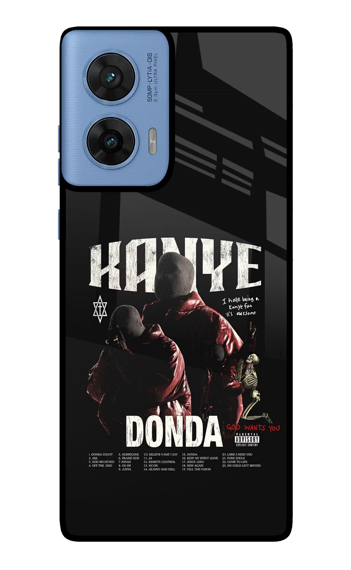 Donda Kanye West Moto G96 5G Back Cover - Donda Kanye West Moto G96 5G Glass Case Back Cover by Casekaro Donda Kanye West Moto G96 5G Glass Case Back Cover by Casekaro
