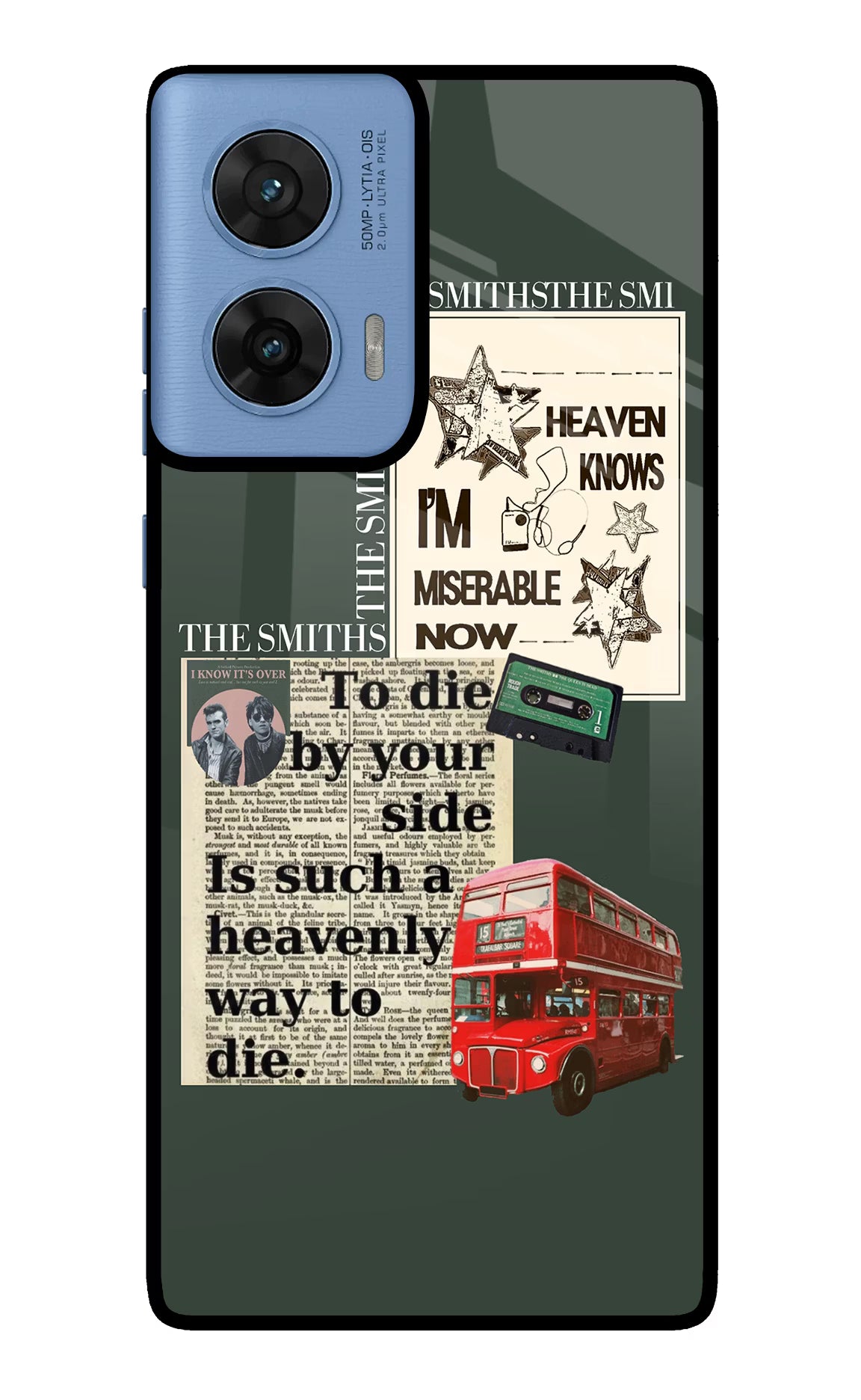 The Smiths Moto G96 5G Glass Case - The Smiths Moto G96 5G Glass Case The Smiths Moto G96 5G Glass Case