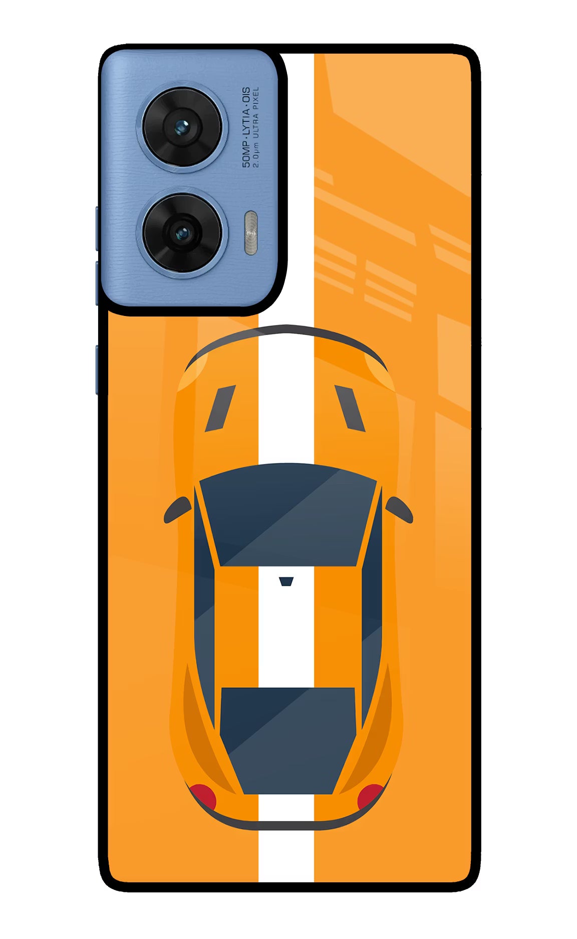 Highway Pursuit Moto G96 5G Back Cover - Highway Pursuit Moto G96 5G Glass Case Back Cover by Casekaro Highway Pursuit Moto G96 5G Glass Case Back Cover by Casekaro