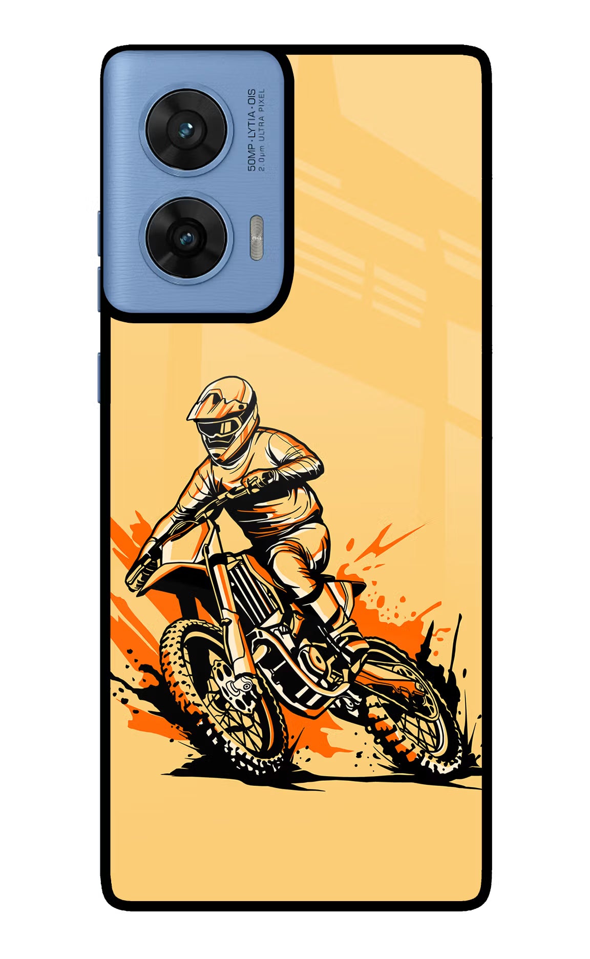 Off-Road Fury Moto G96 5G Back Cover - Off-Road Fury Moto G96 5G Glass Case Back Cover by Casekaro Off-Road Fury Moto G96 5G Glass Case Back Cover by Casekaro