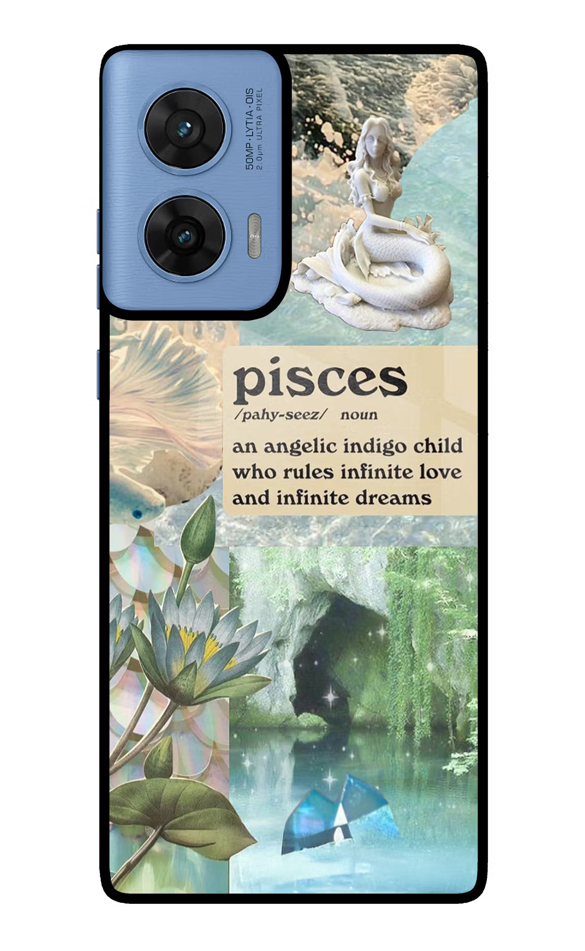 Pisces Zodiac Moto G96 5G Back Cover - Pisces Zodiac Moto G96 5G Glass Case Back Cover by Casekaro Pisces Zodiac Moto G96 5G Glass Case Back Cover by Casekaro